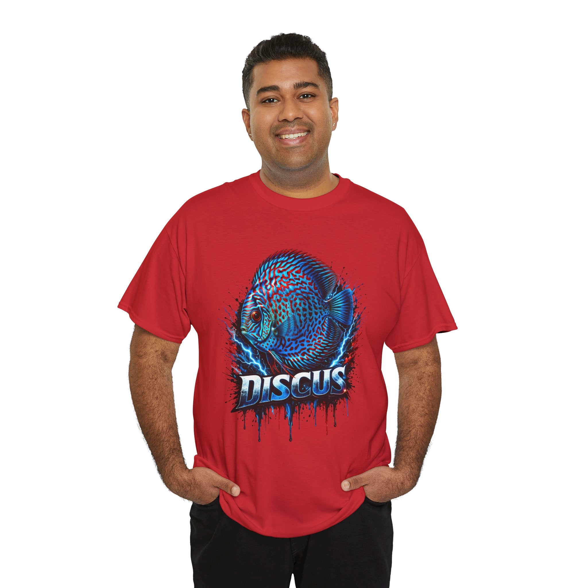 Discus Fish Graphic Tee - Vibrant Aquarium Fish Shirt
