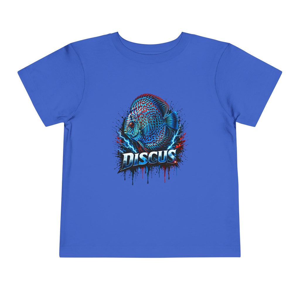 Toddler Tee - Colorful Discus Fish Graphic "Discus"