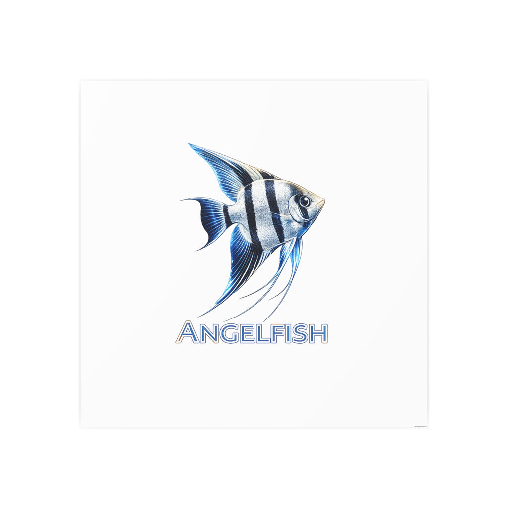 Angelfish – Premium Satin Photo Art Poster