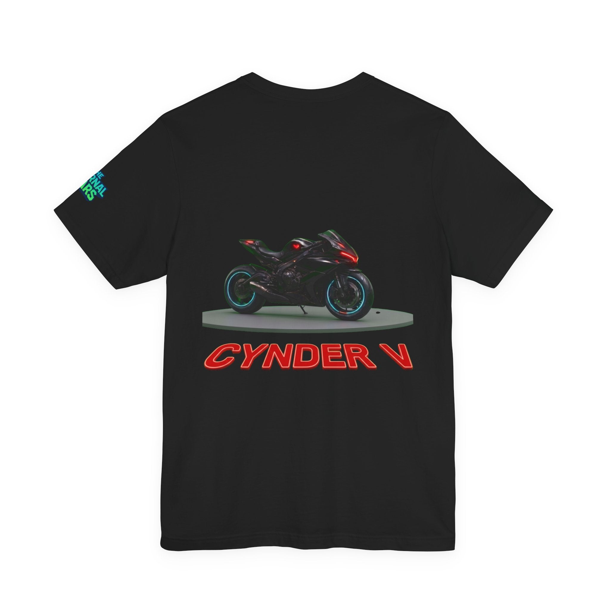 The Eternal Wars Motorcycle Tee — Cynder V Sportbike Graphic Shirt