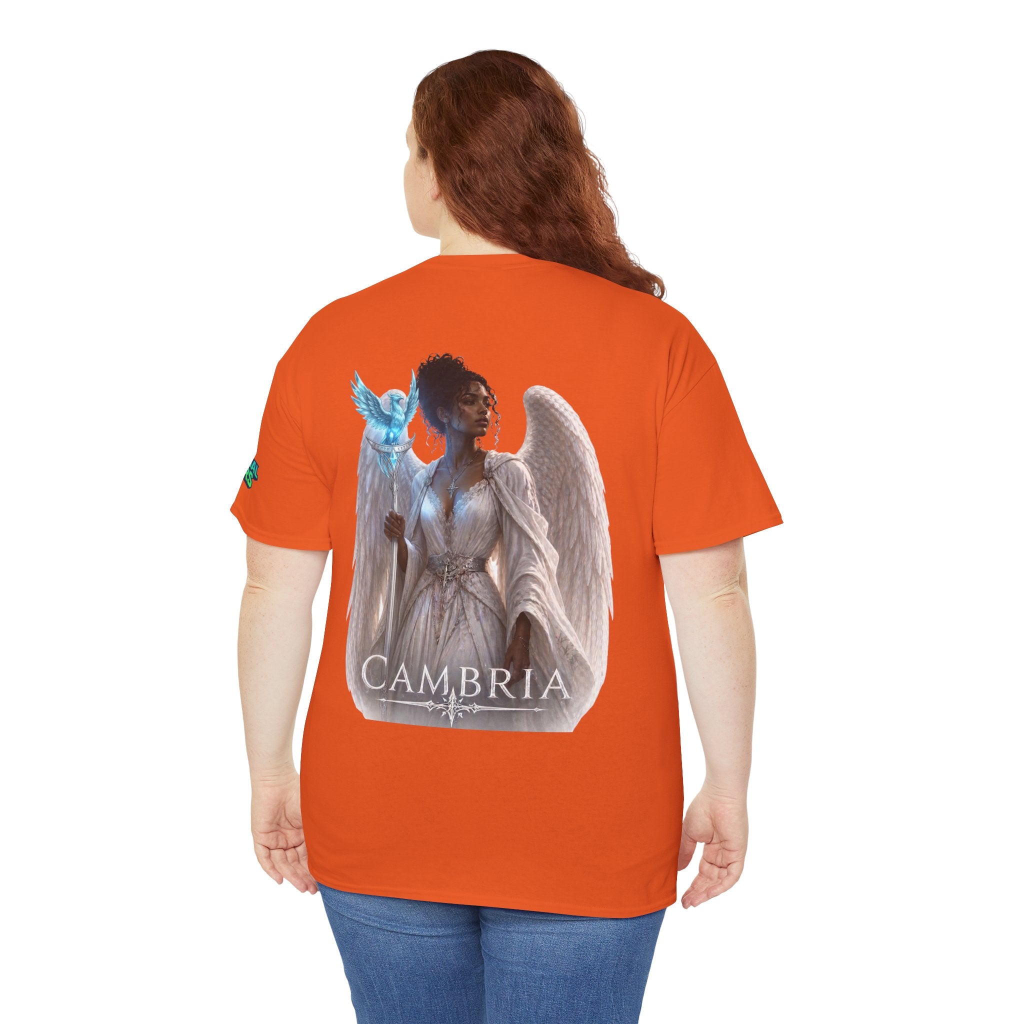 The Eternal Wars Graphic Tee – "Cambria" Winged Warrior Shirt