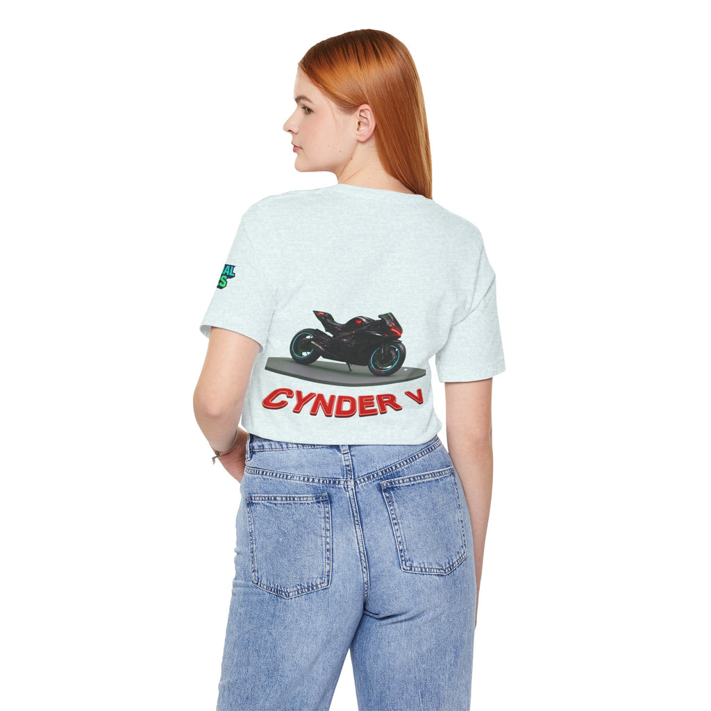 The Eternal Wars Motorcycle Tee — Cynder V Sportbike Graphic Shirt