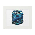 Blue Phantom Pleco Fine Art Print (Passepartout Frame)