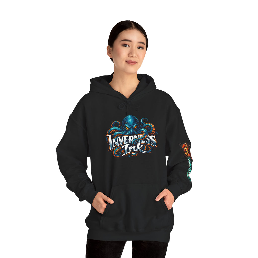 Electric Paint Betta — Artisan Series Hoodie — Inverness Ink Graphic Pullover