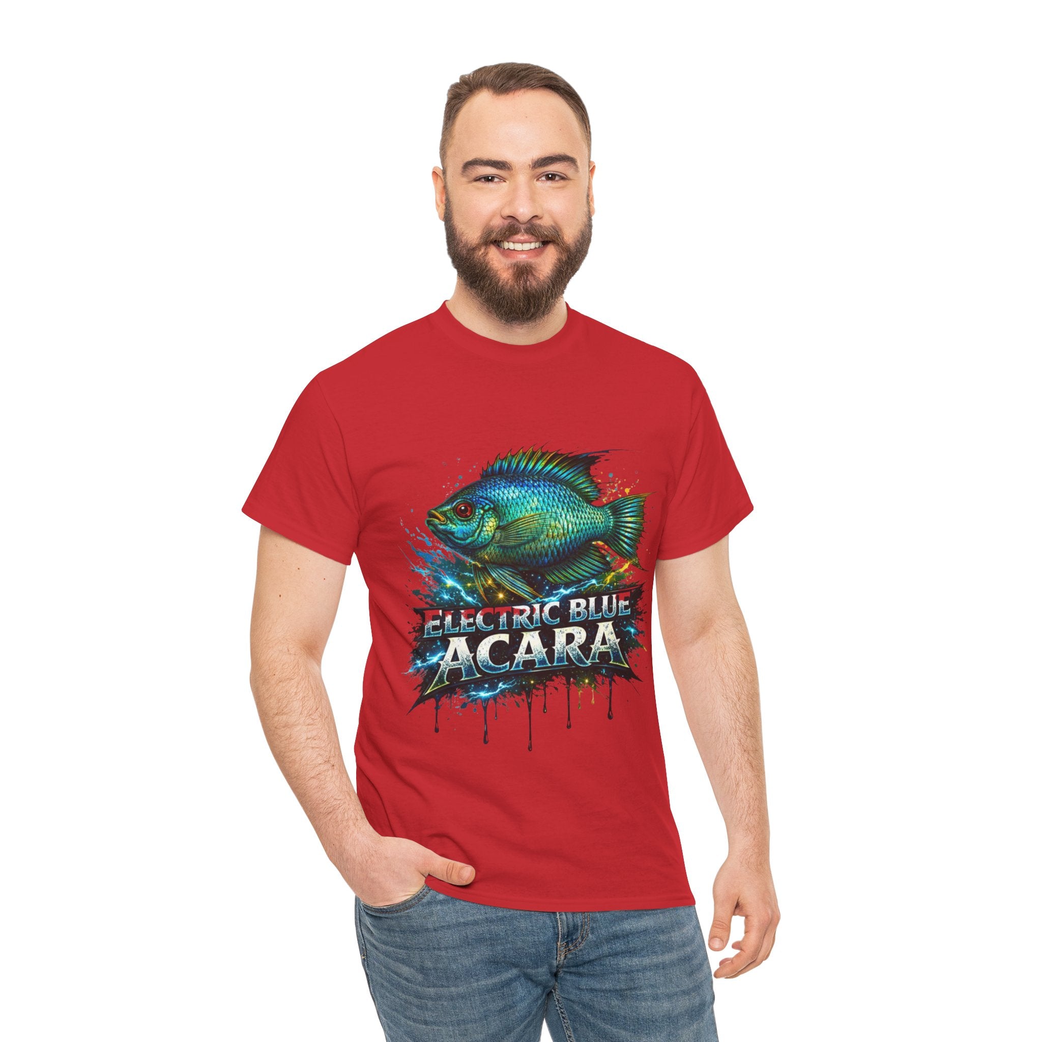 Electric Blue Acara – Premium Graphic Tee