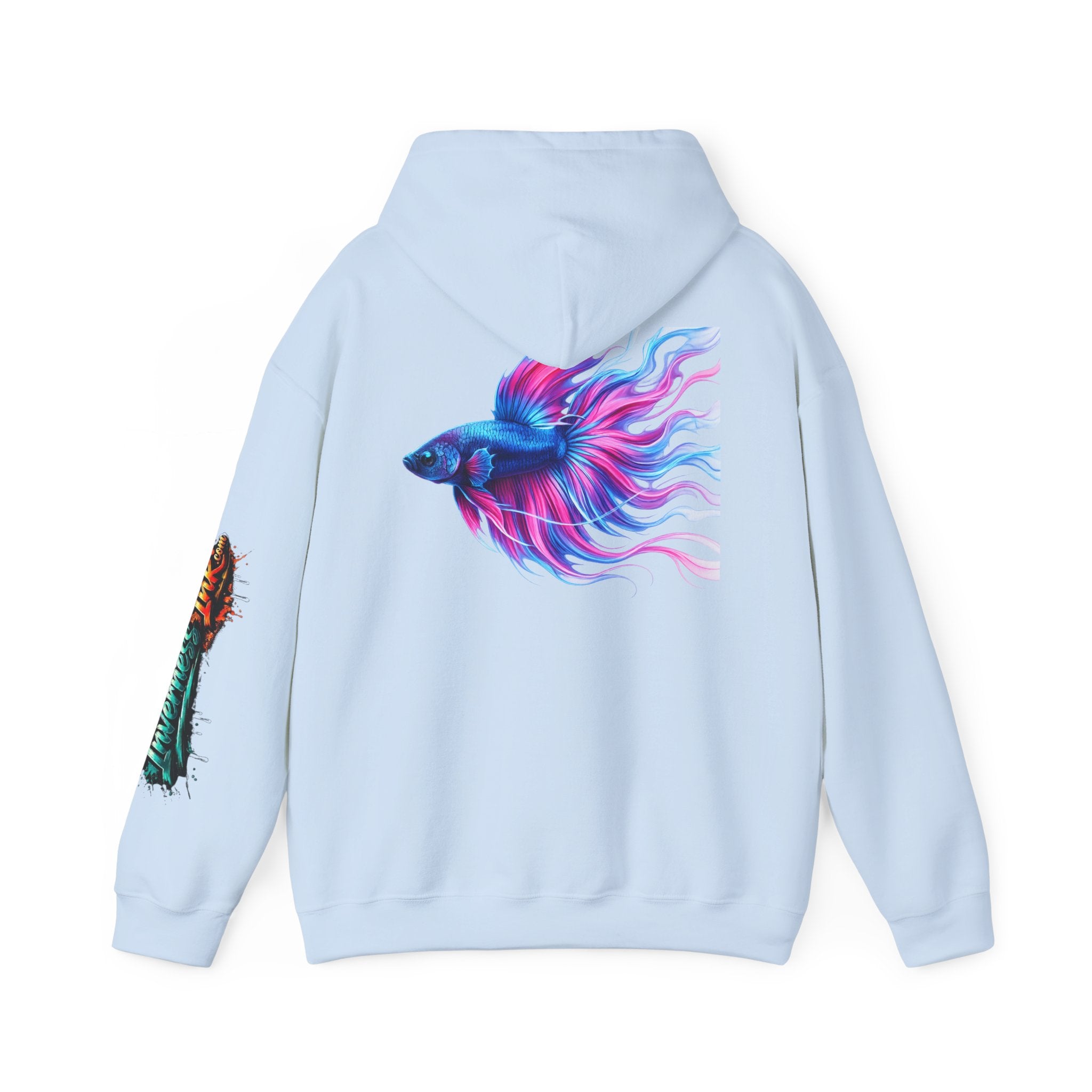 Electric Paint Betta — Artisan Series Hoodie — Inverness Ink Graphic Pullover