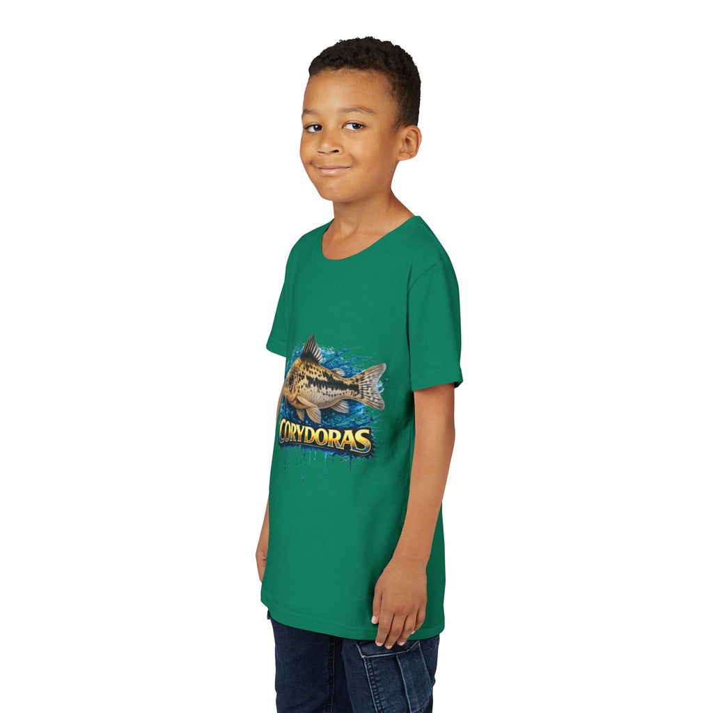 Corydoras Fish Youth Tee – Cute Aquarium Catfish Graphic Shirt