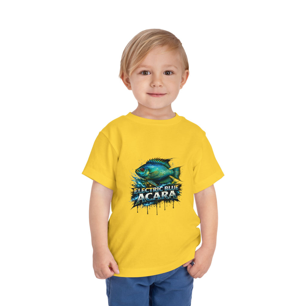 Electric Blue Acara – Toddler Graphic Tee