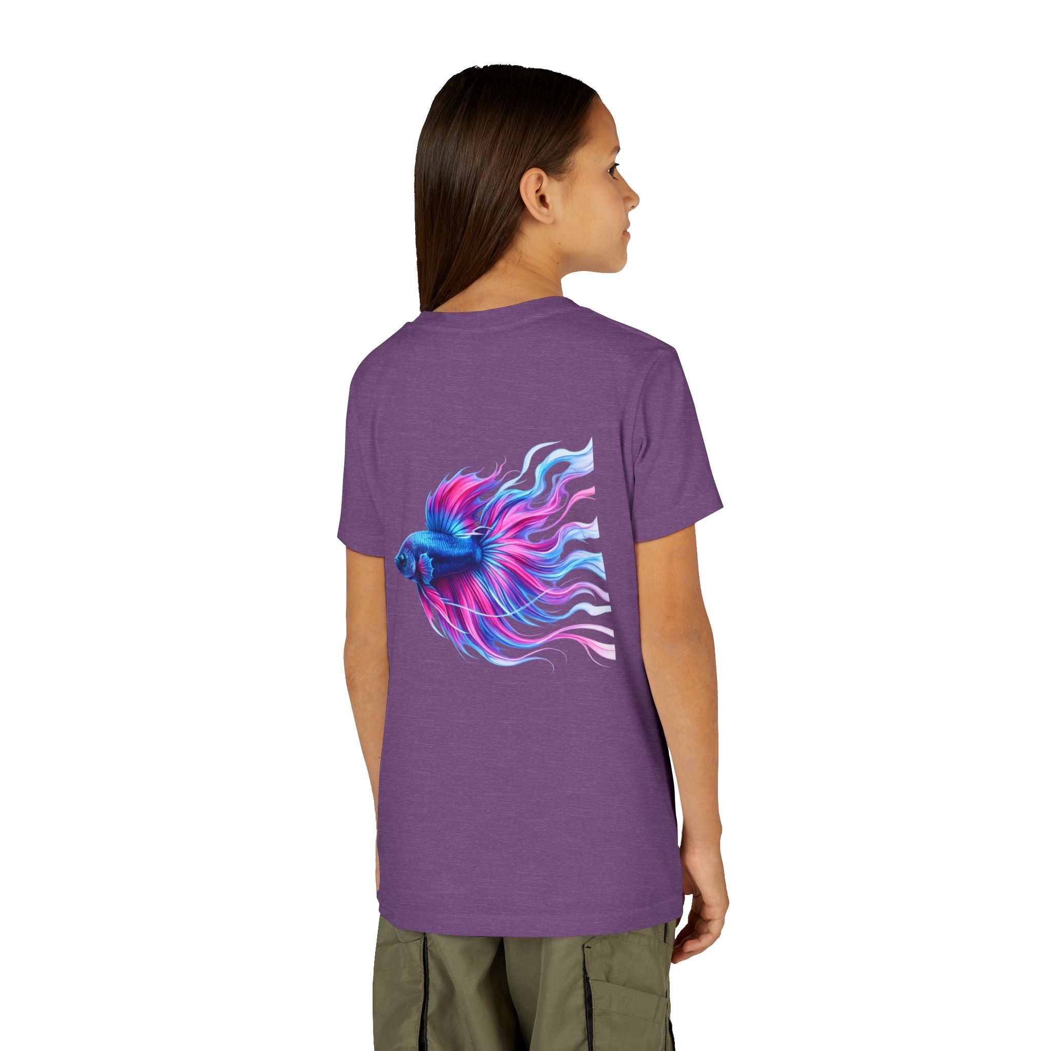 Youth Tee - Colorful Betta Fish Graphic Shirt