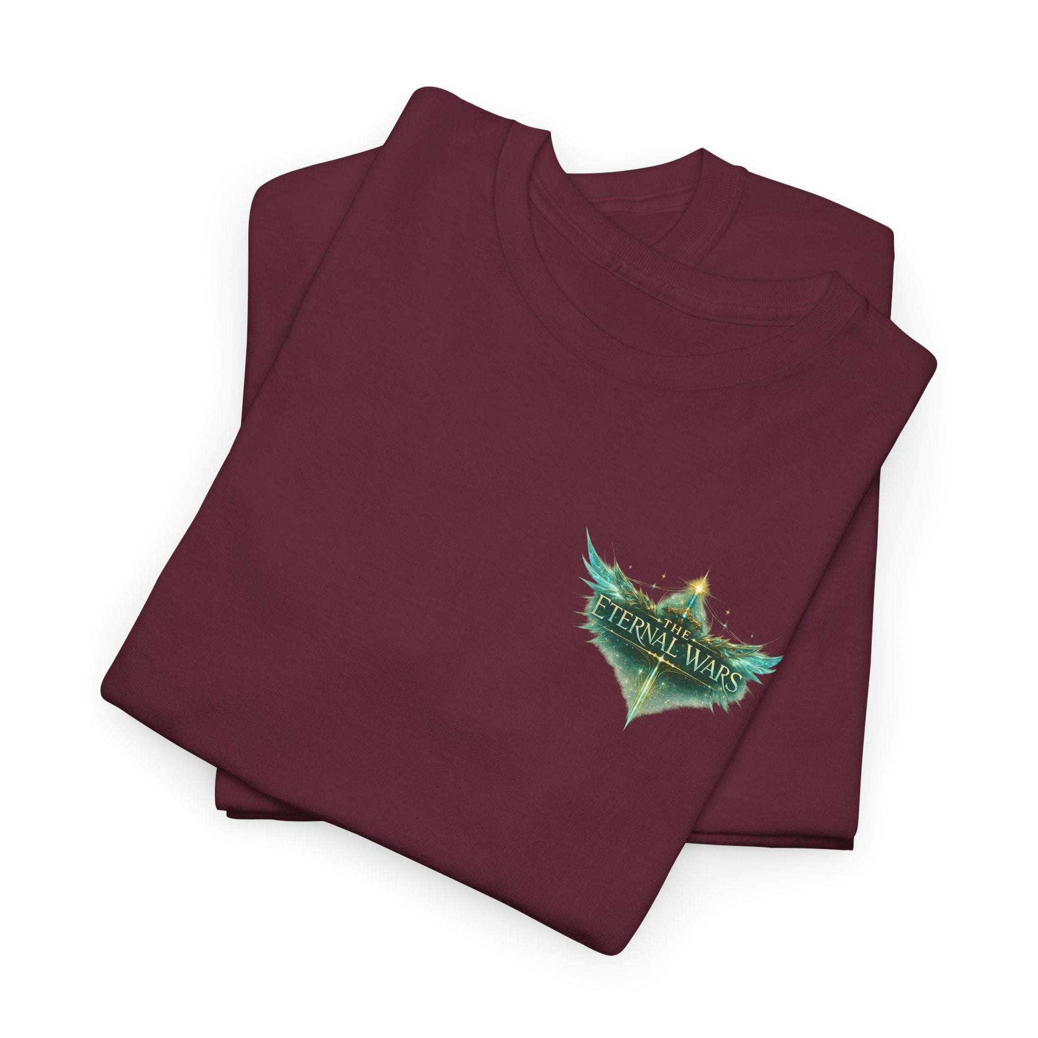 The Eternal Wars Graphic Tee – "Cambria" Winged Warrior Shirt