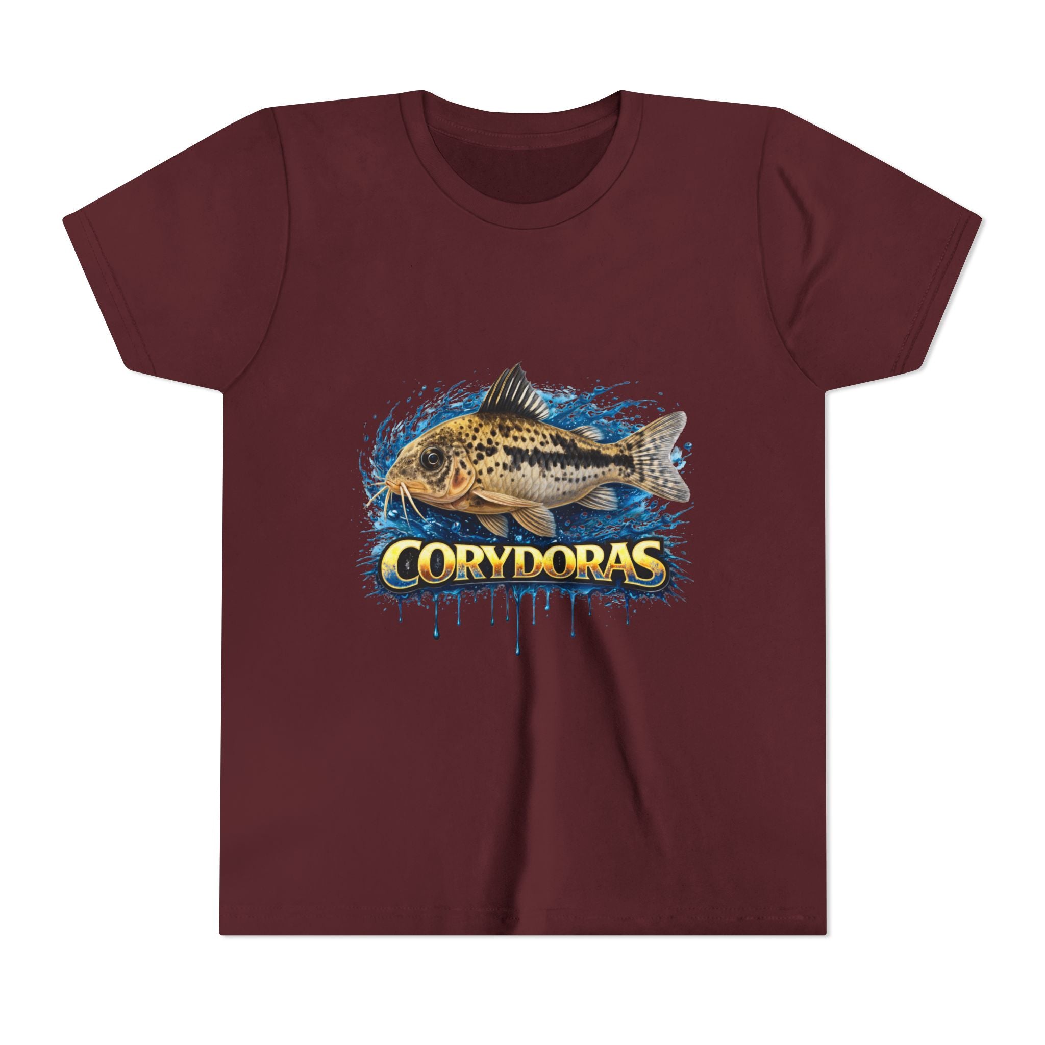 Corydoras Fish Youth Tee – Cute Aquarium Catfish Graphic Shirt