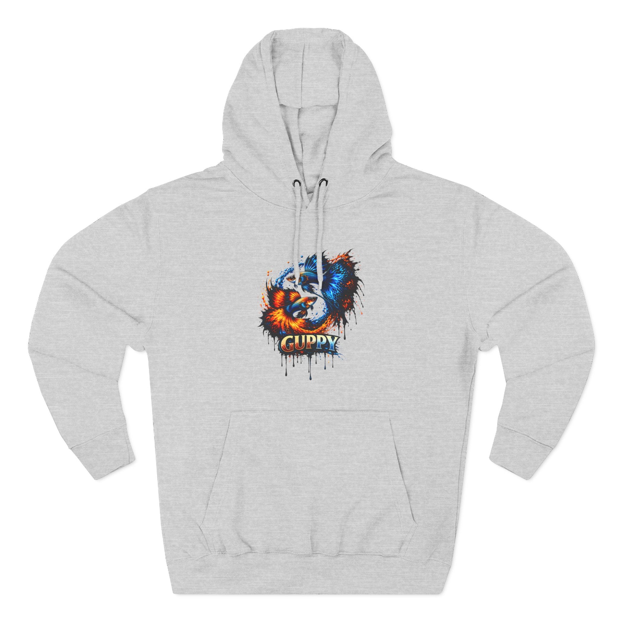 Fire & Ice Guppy – Premium Three-Panel Fleece Hoodie