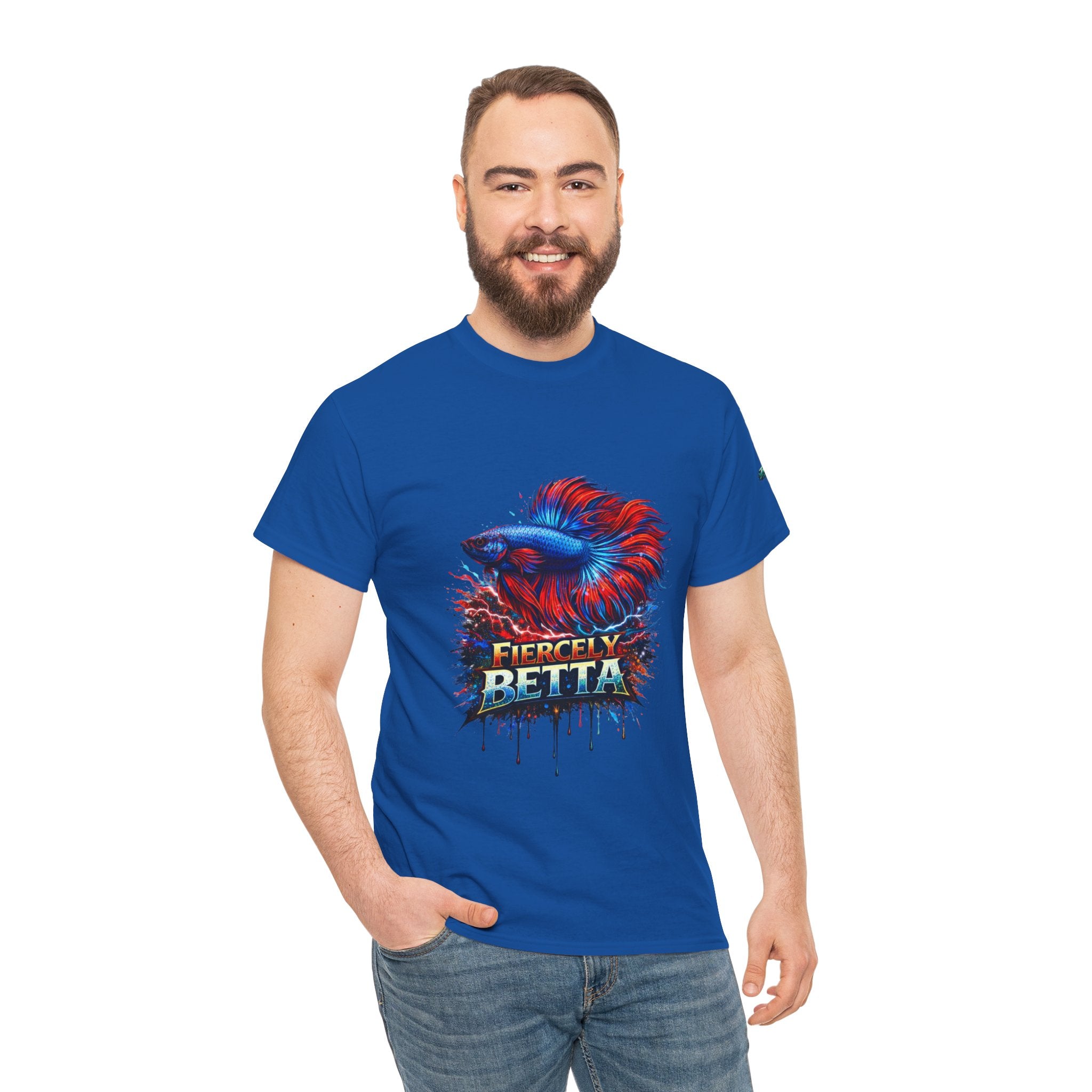 Betta Fish T-Shirt — Fiercely Betta Colorful Aquarium Fish Tee