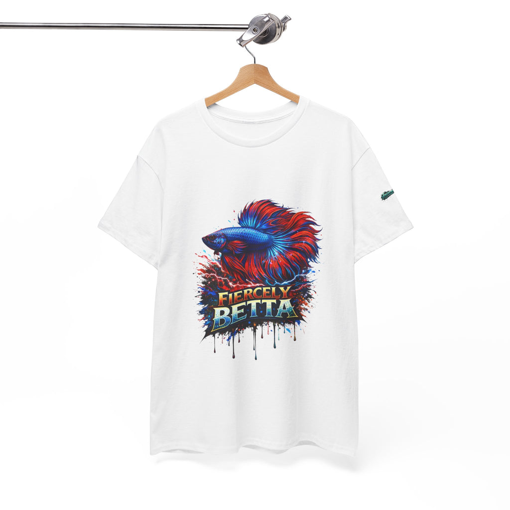 Betta Fish T-Shirt — Fiercely Betta Colorful Aquarium Fish Tee