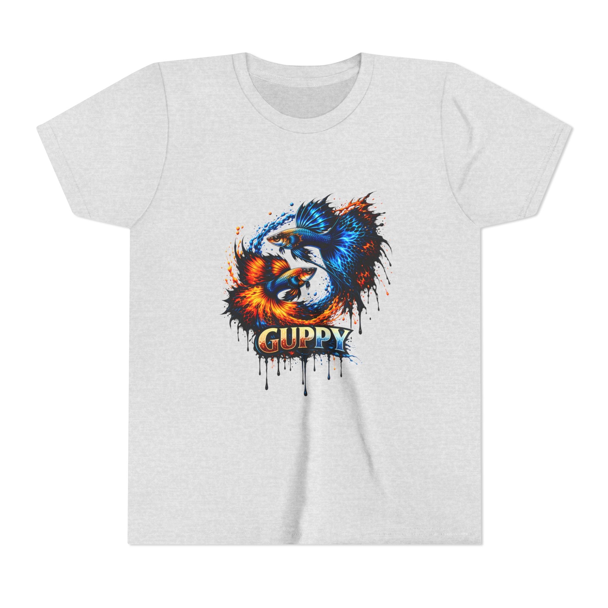 Fire & Ice Guppy – Youth "Neon Flare" Premium Tee
