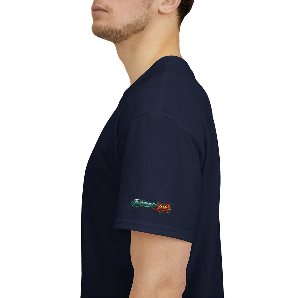 Angelfish Graphic Tee — Blue Tropical Fish Shirt