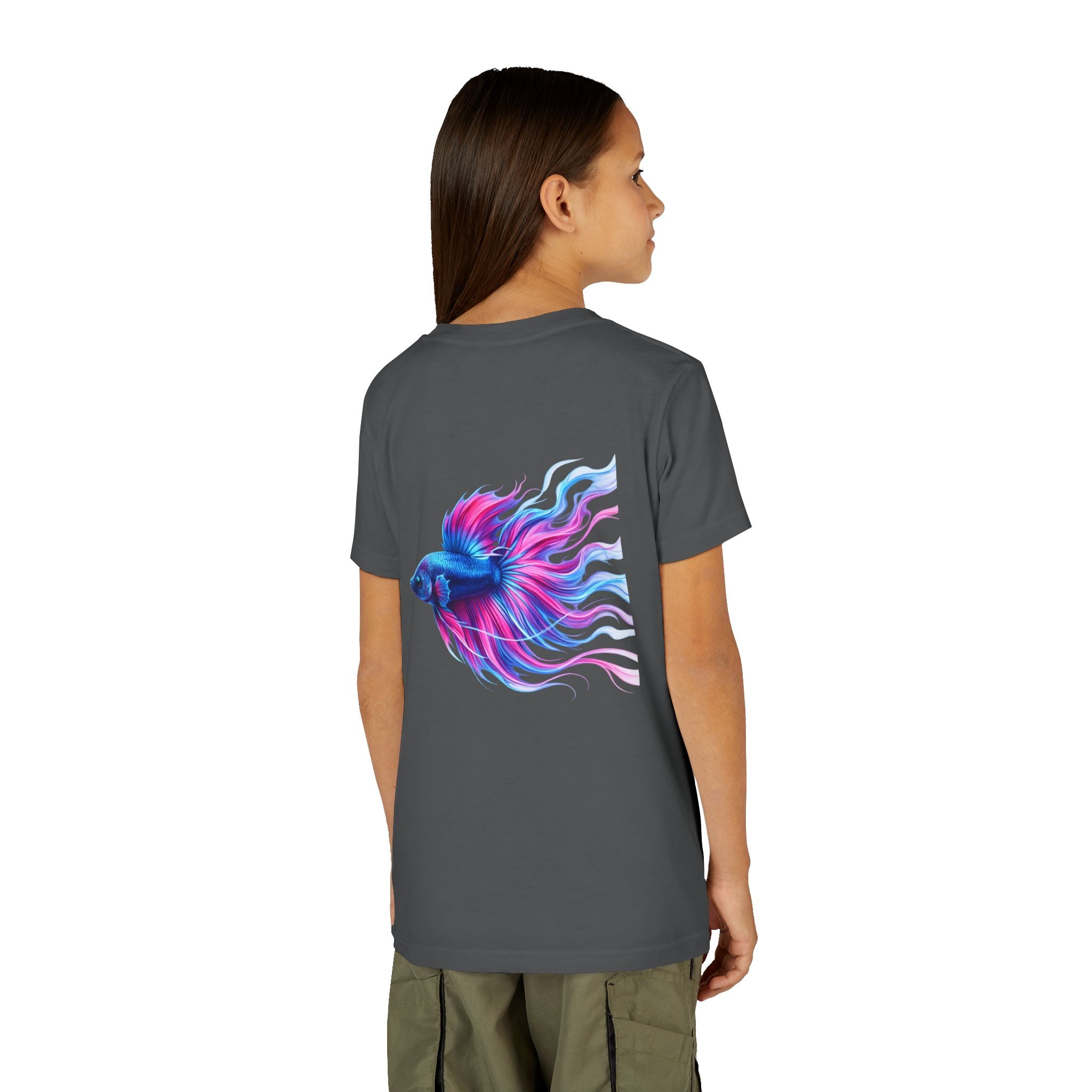 Youth Tee - Colorful Betta Fish Graphic Shirt