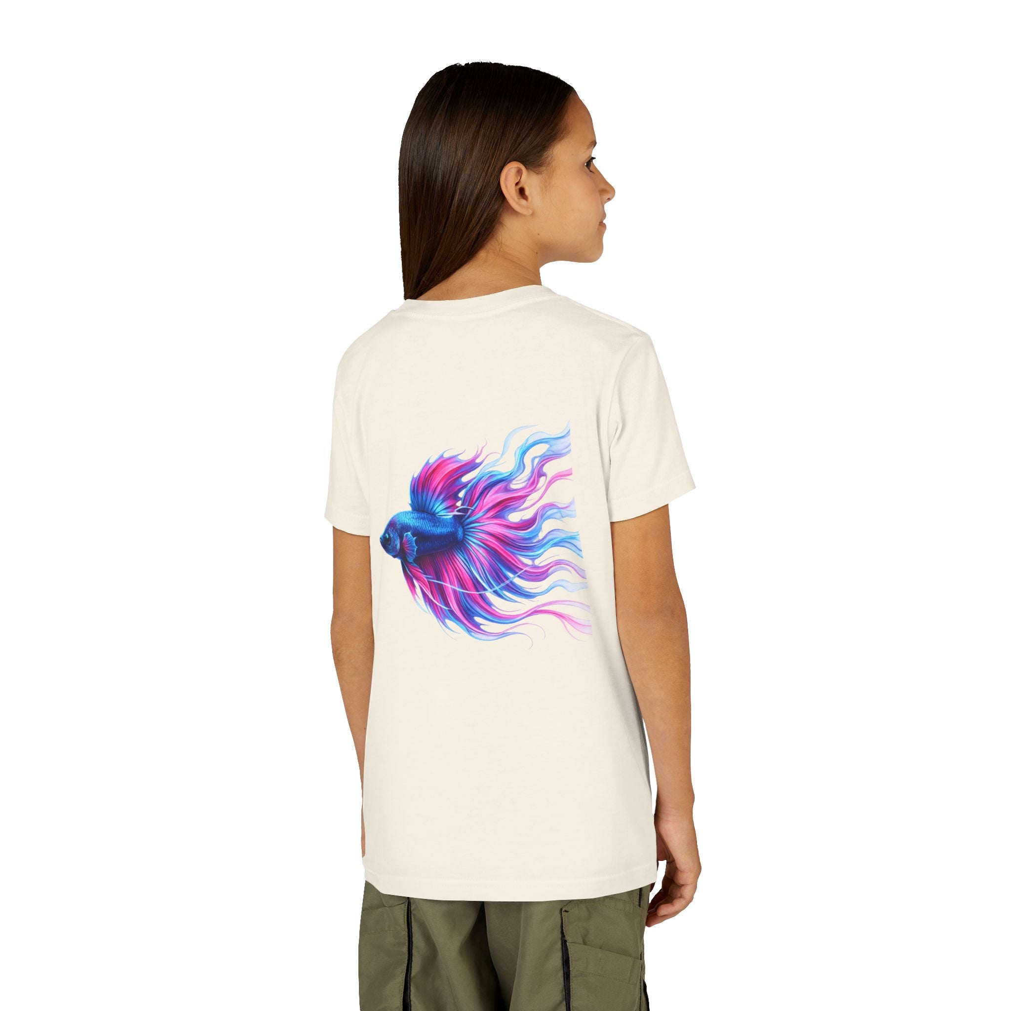 Youth Tee - Colorful Betta Fish Graphic Shirt