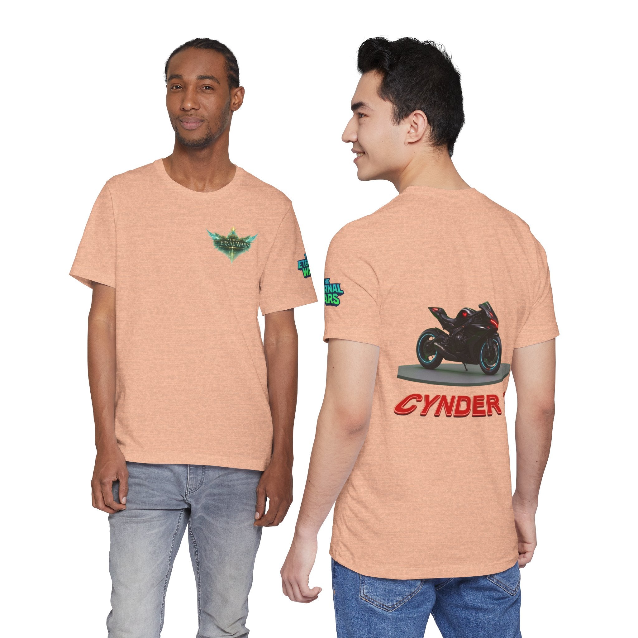 The Eternal Wars Motorcycle Tee — Cynder V Sportbike Graphic Shirt
