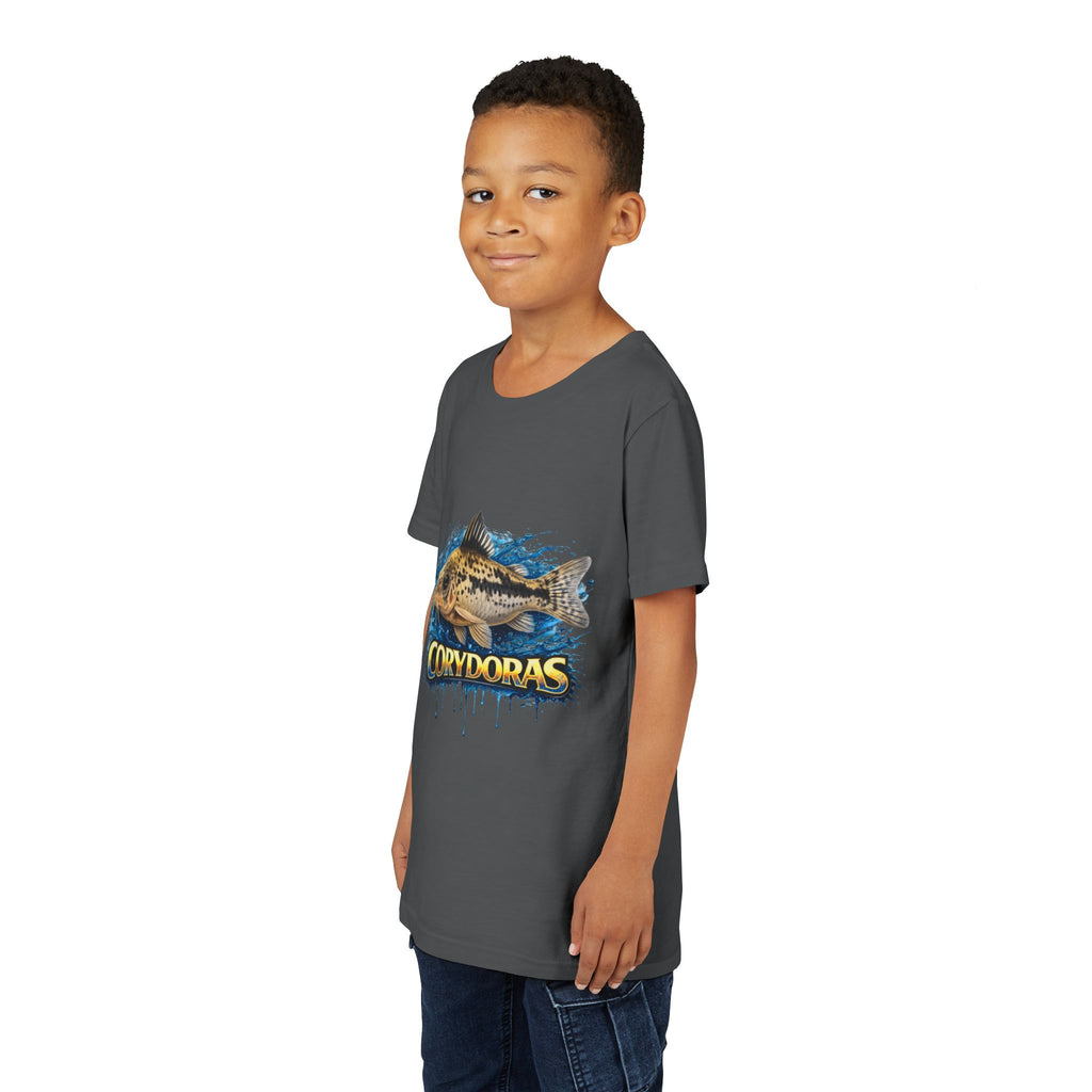 Corydoras Fish Youth Tee – Cute Aquarium Catfish Graphic Shirt
