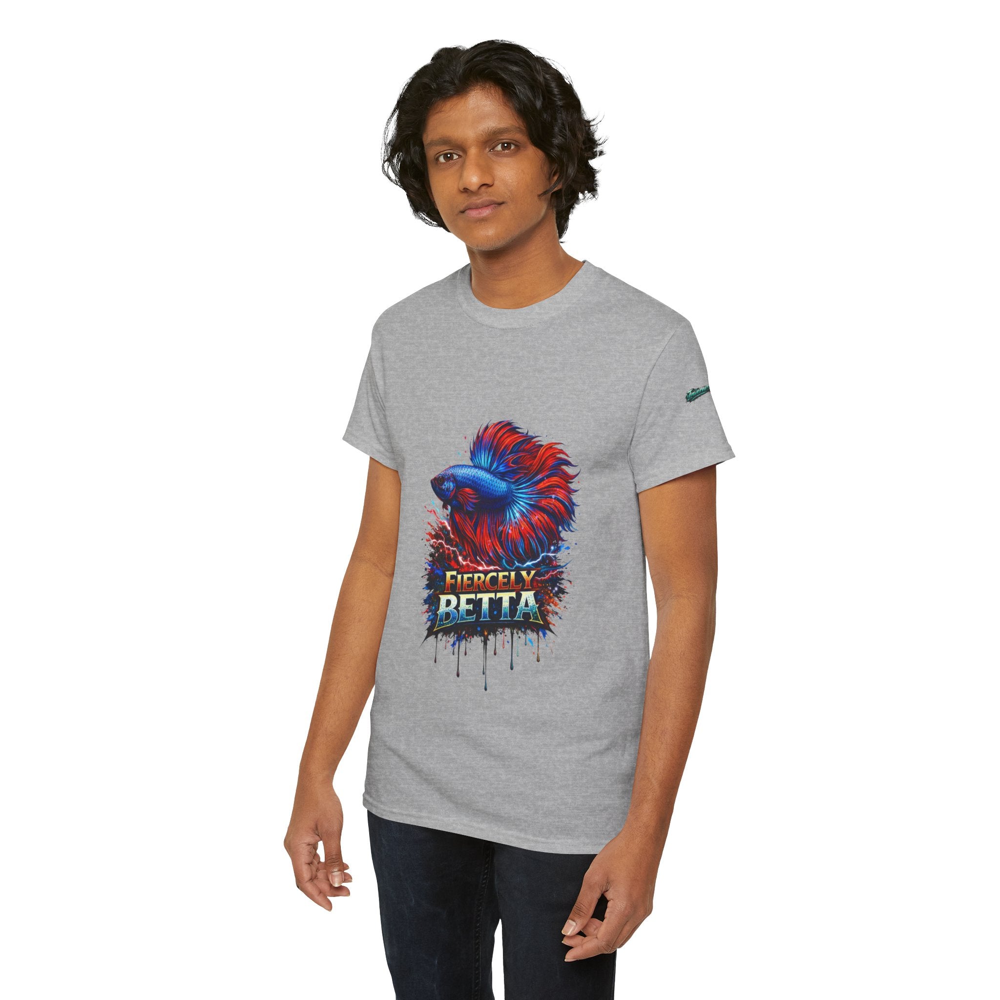 Betta Fish T-Shirt — Fiercely Betta Colorful Aquarium Fish Tee