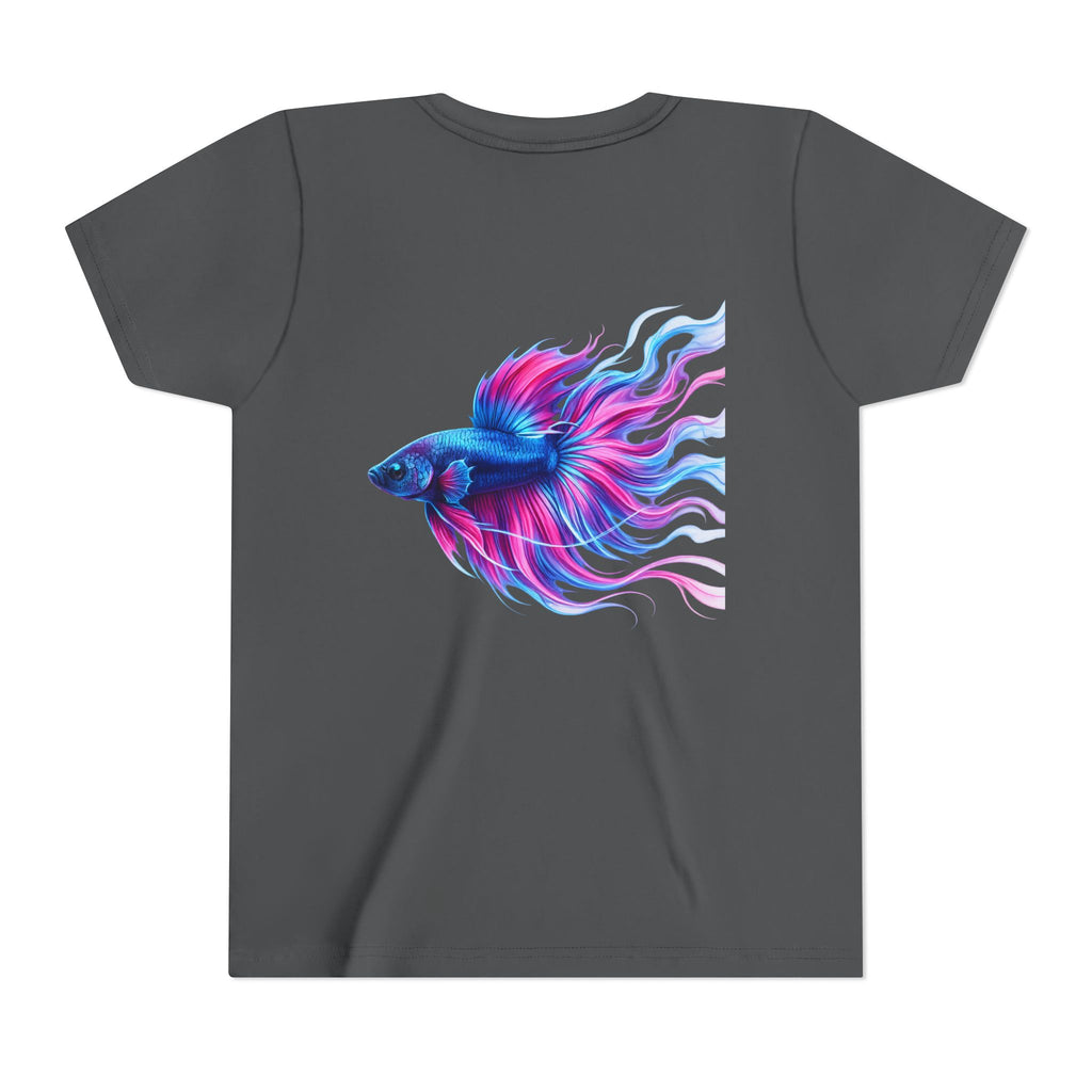 Youth Tee - Colorful Betta Fish Graphic Shirt