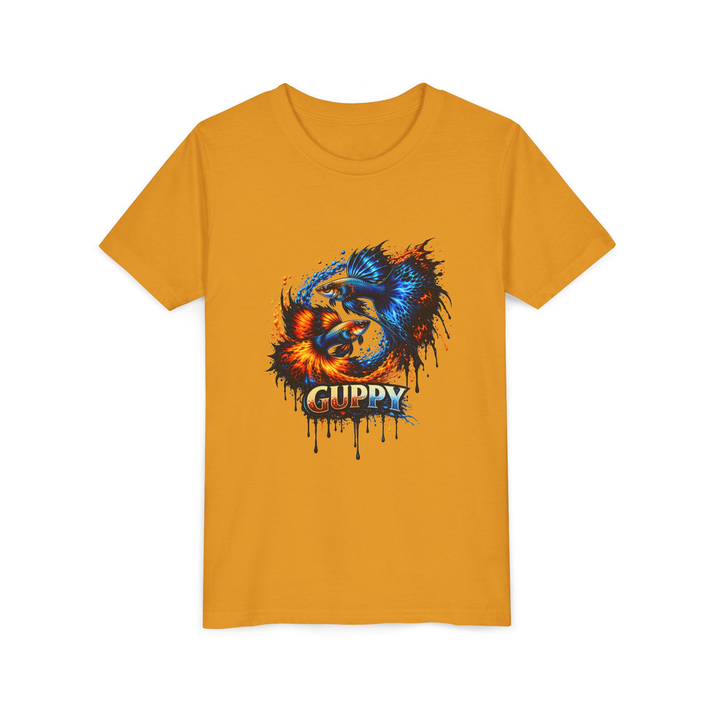 Fire & Ice Guppy – Youth "Neon Flare" Premium Tee