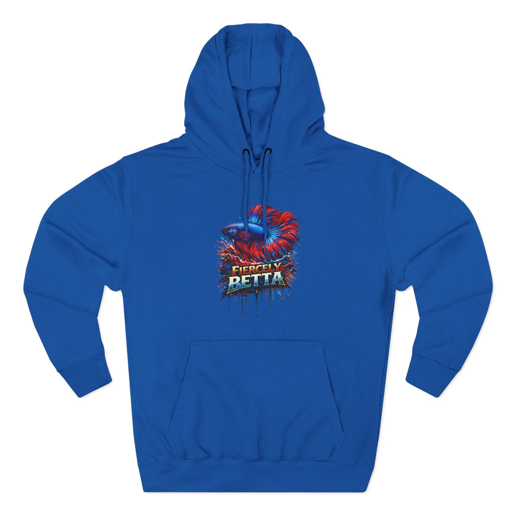 Fiercely Betta – Premium "Neon Flare" 3-End Fleece Hoodie