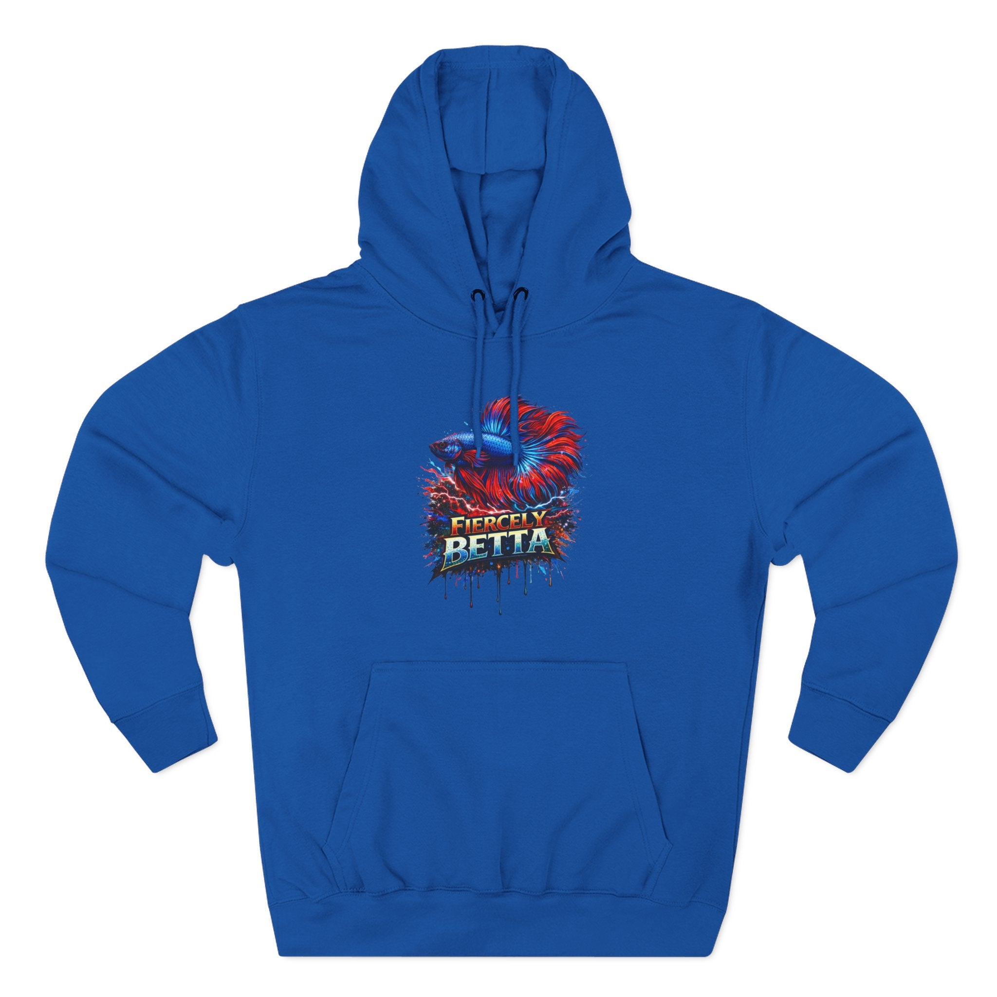 Fiercely Betta – Premium "Neon Flare" 3-End Fleece Hoodie