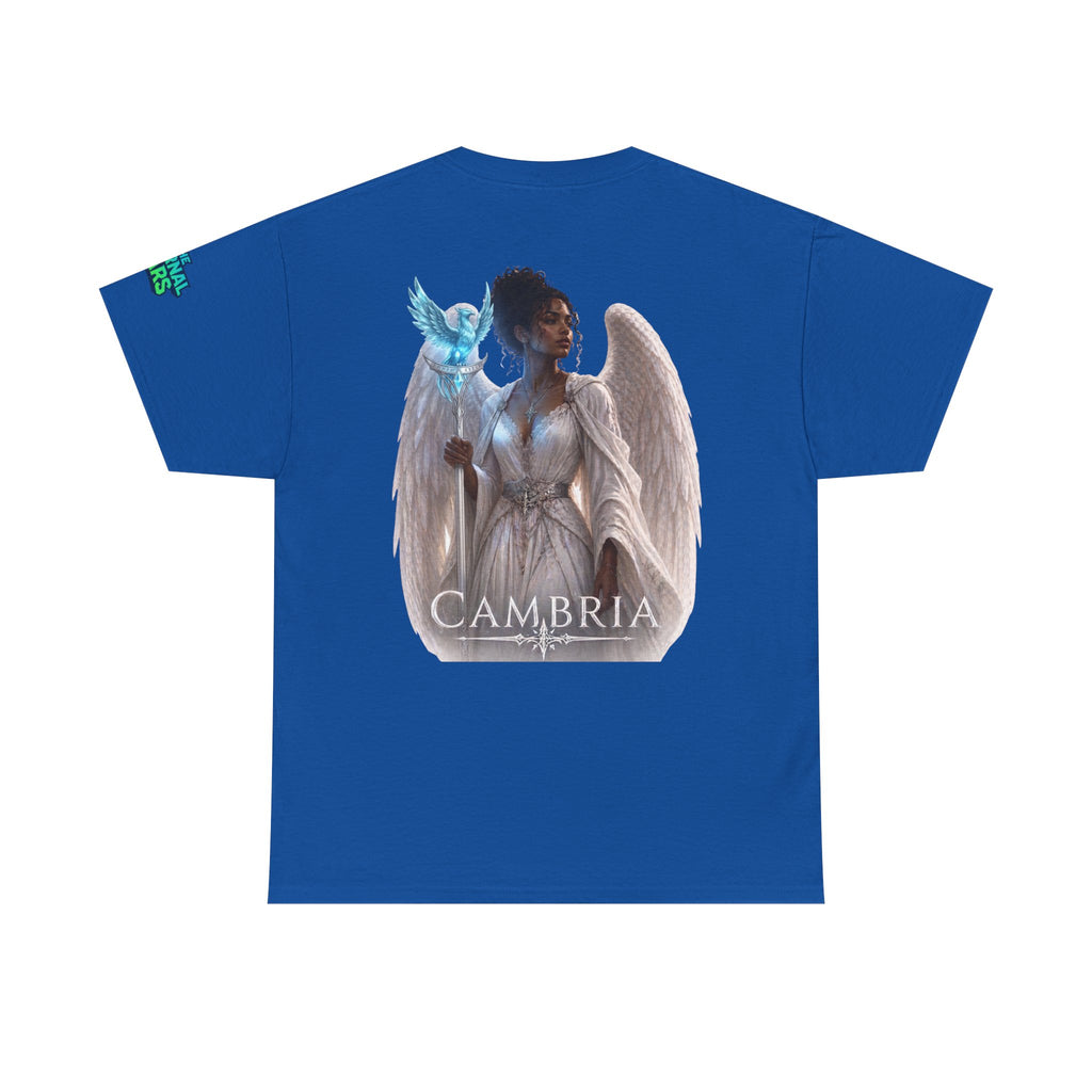 The Eternal Wars Graphic Tee – "Cambria" Winged Warrior Shirt