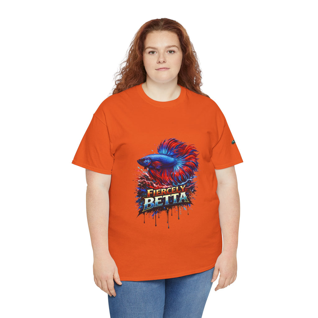Betta Fish T-Shirt — Fiercely Betta Colorful Aquarium Fish Tee