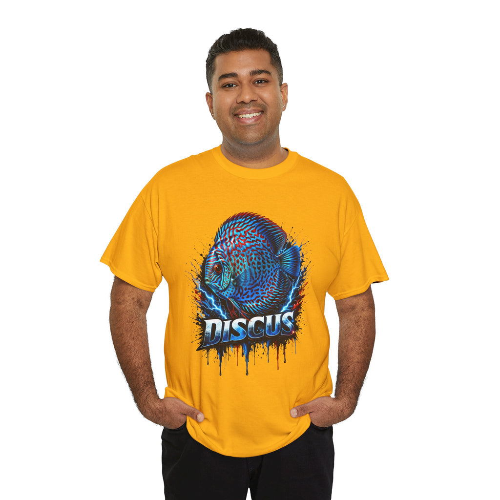 Discus Fish Graphic Tee - Vibrant Aquarium Fish Shirt
