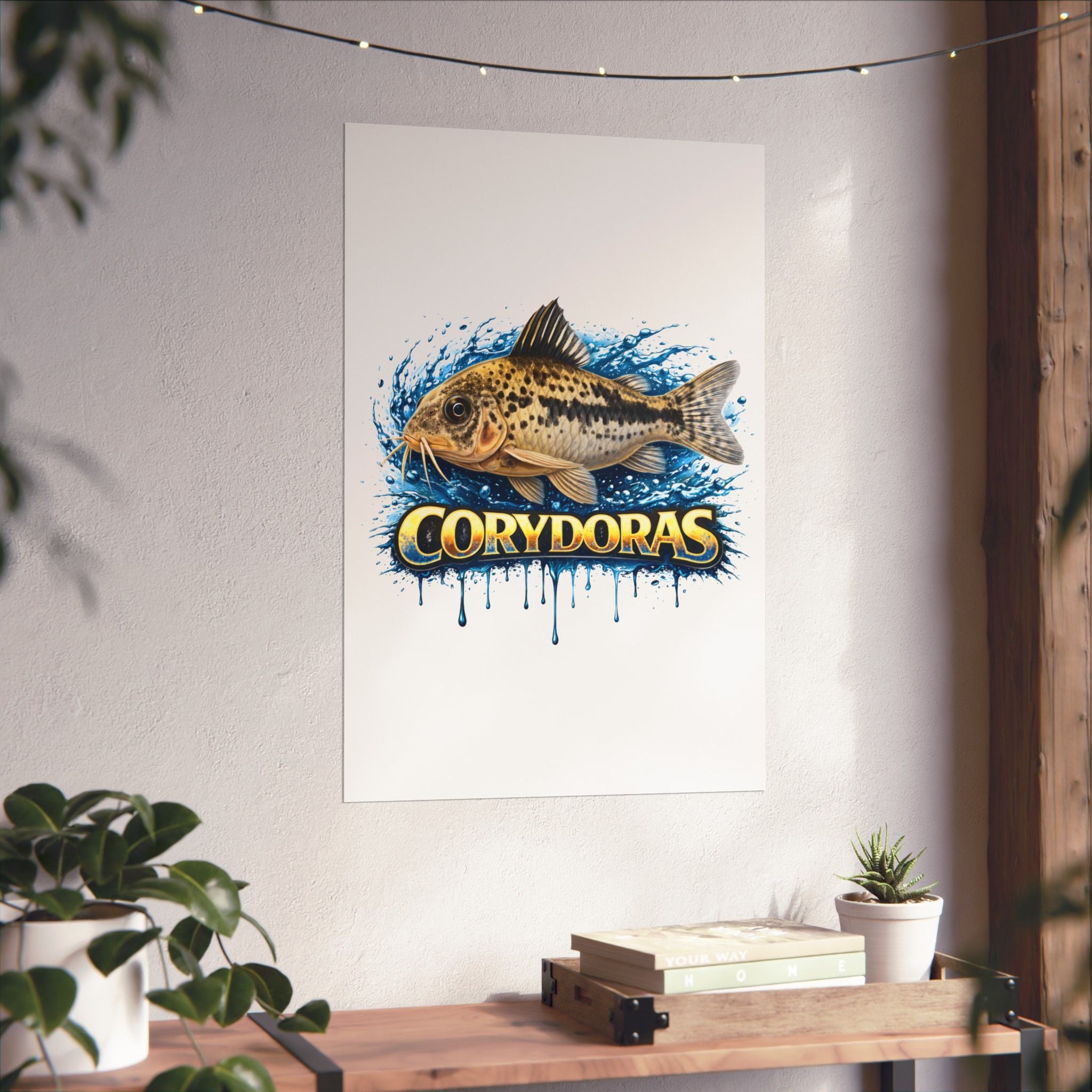 Corydoras Fish Matte Poster — Aquarium Lover Wall Art