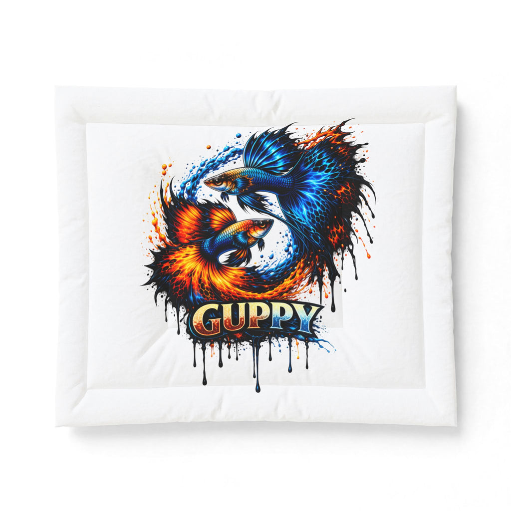Fire & Ice Guppy – Premium "Infinite Flow" Cotton Comforter