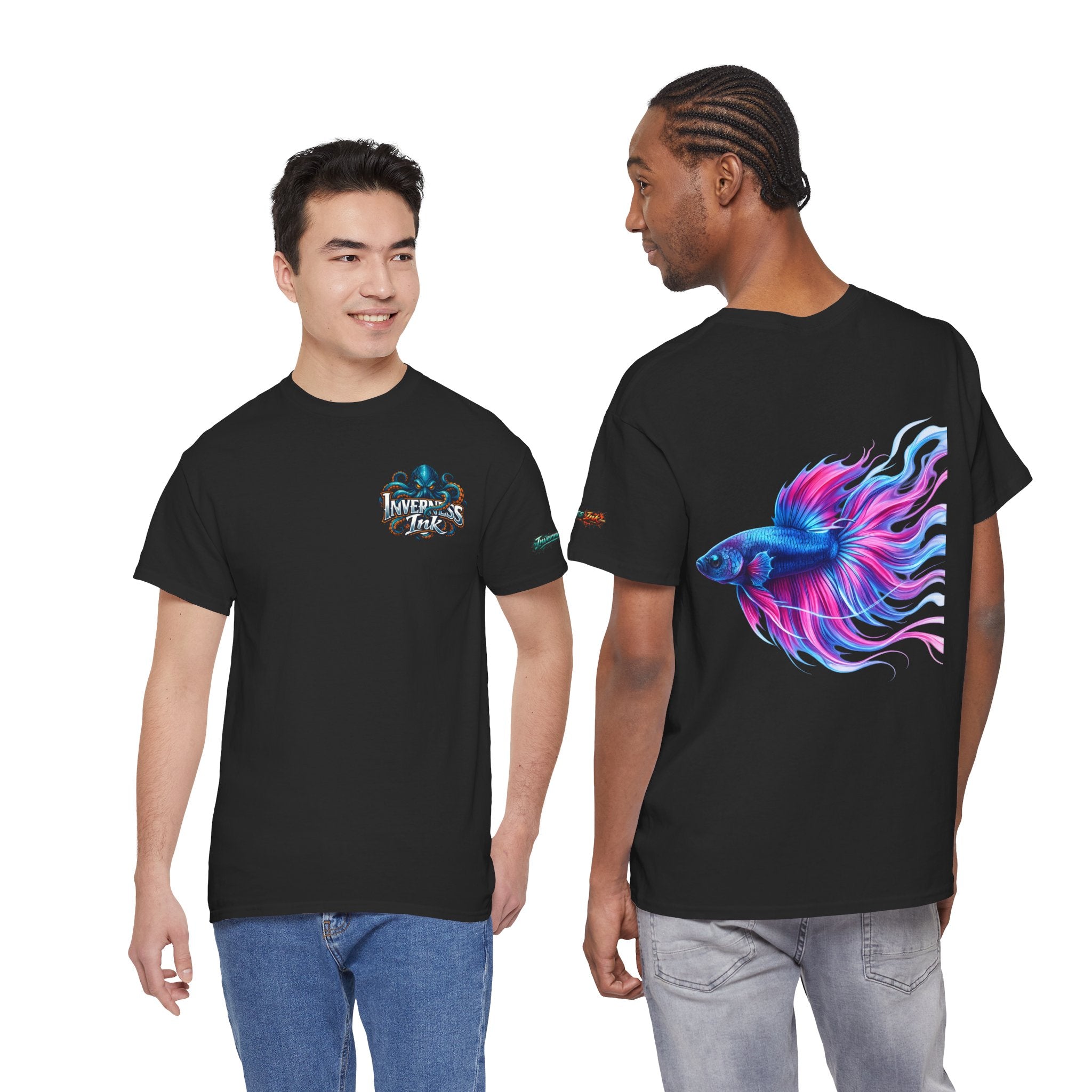 Electric Paint Betta — Classic Heavy Cotton Tee