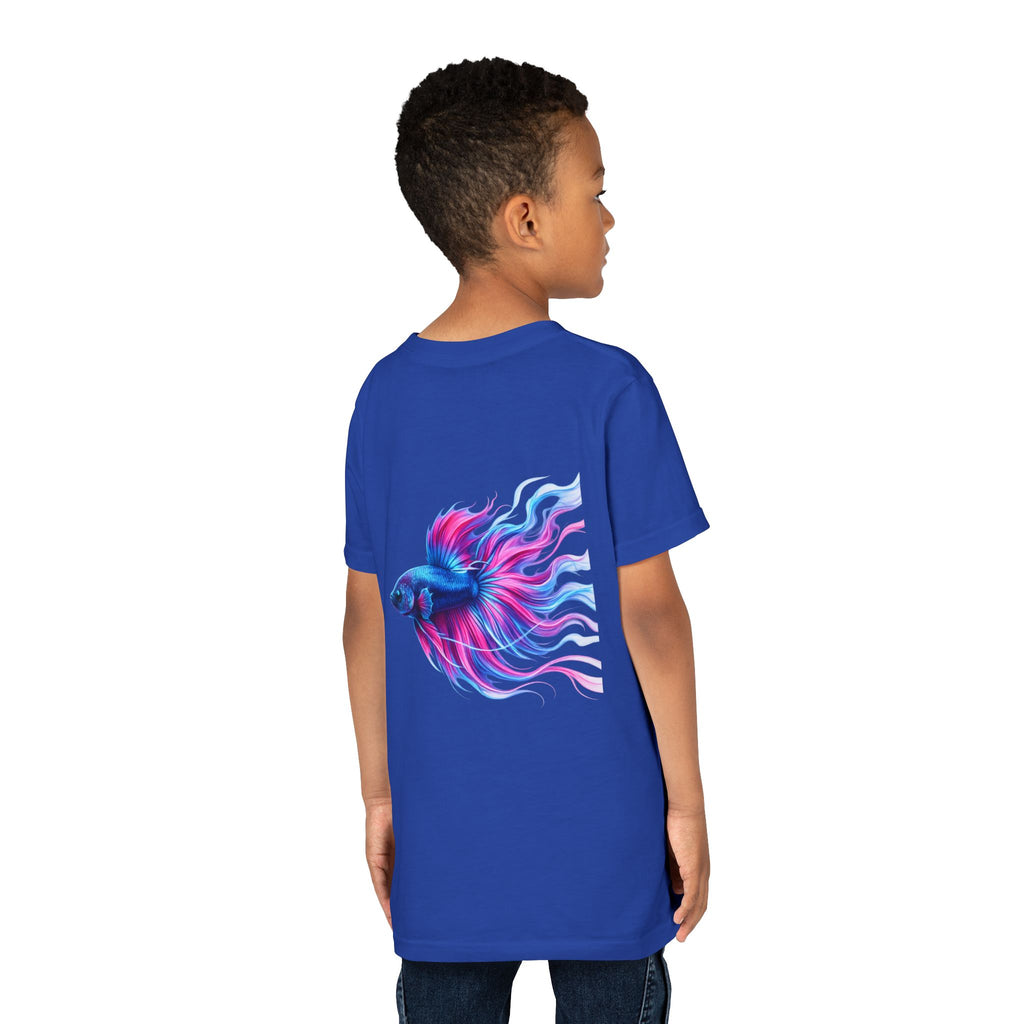 Youth Tee - Colorful Betta Fish Graphic Shirt