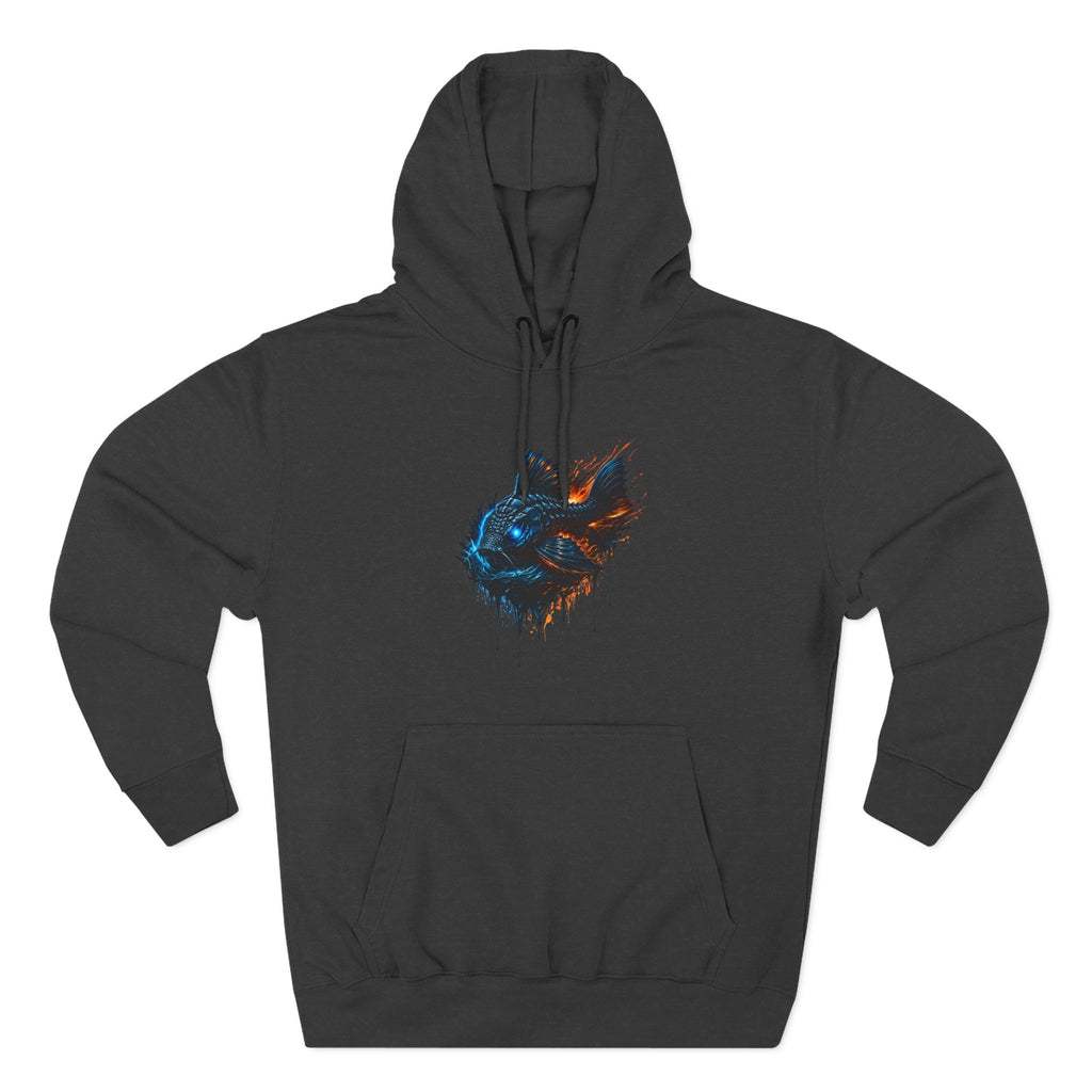 Armored Pleco L-185 – Premium Fleece Hooded Sweatshirt