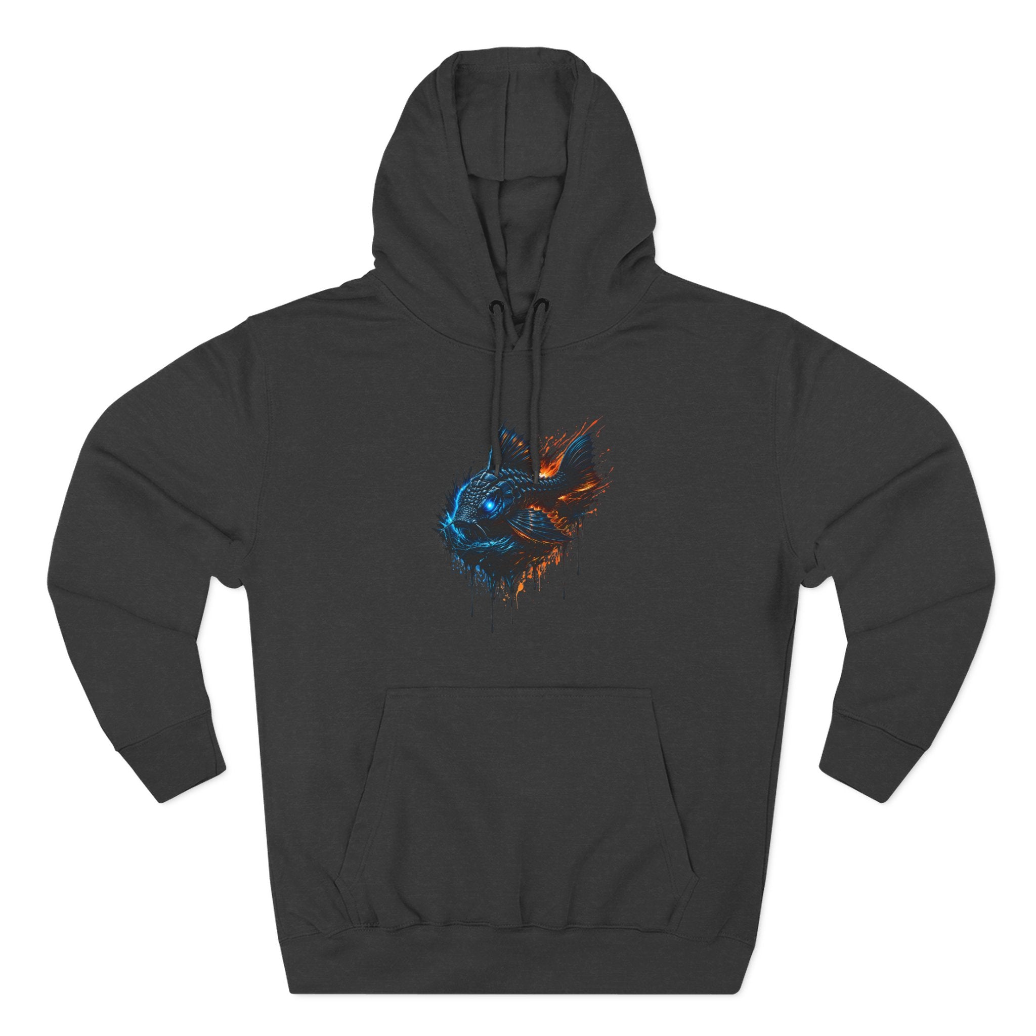 Armored Pleco L-185 – Premium Fleece Hooded Sweatshirt