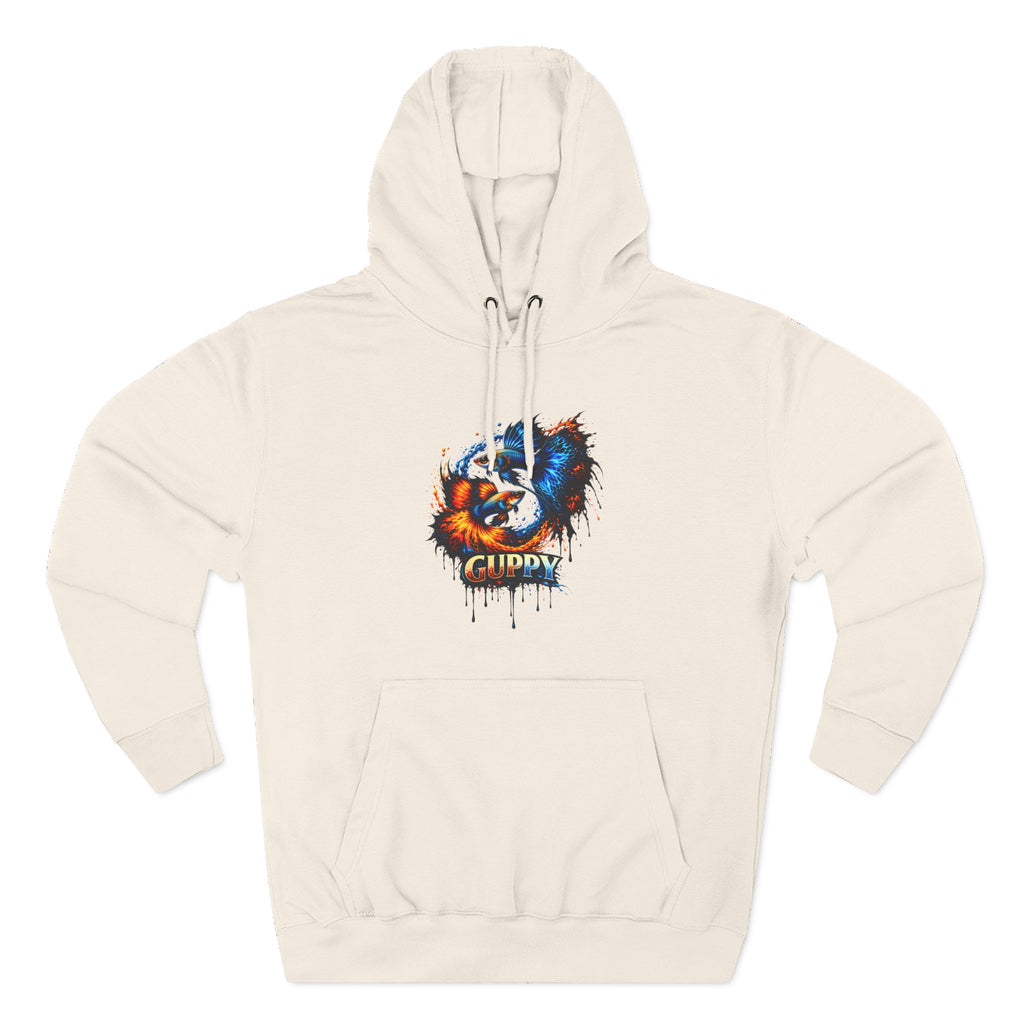 Fire & Ice Guppy – Premium Three-Panel Fleece Hoodie