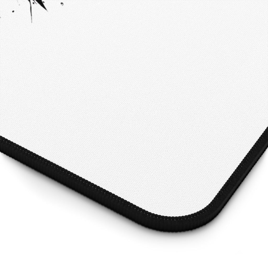 Electric Blue Acara Desk Mat — Vibrant Fish Gaming/Workstation Mousepad