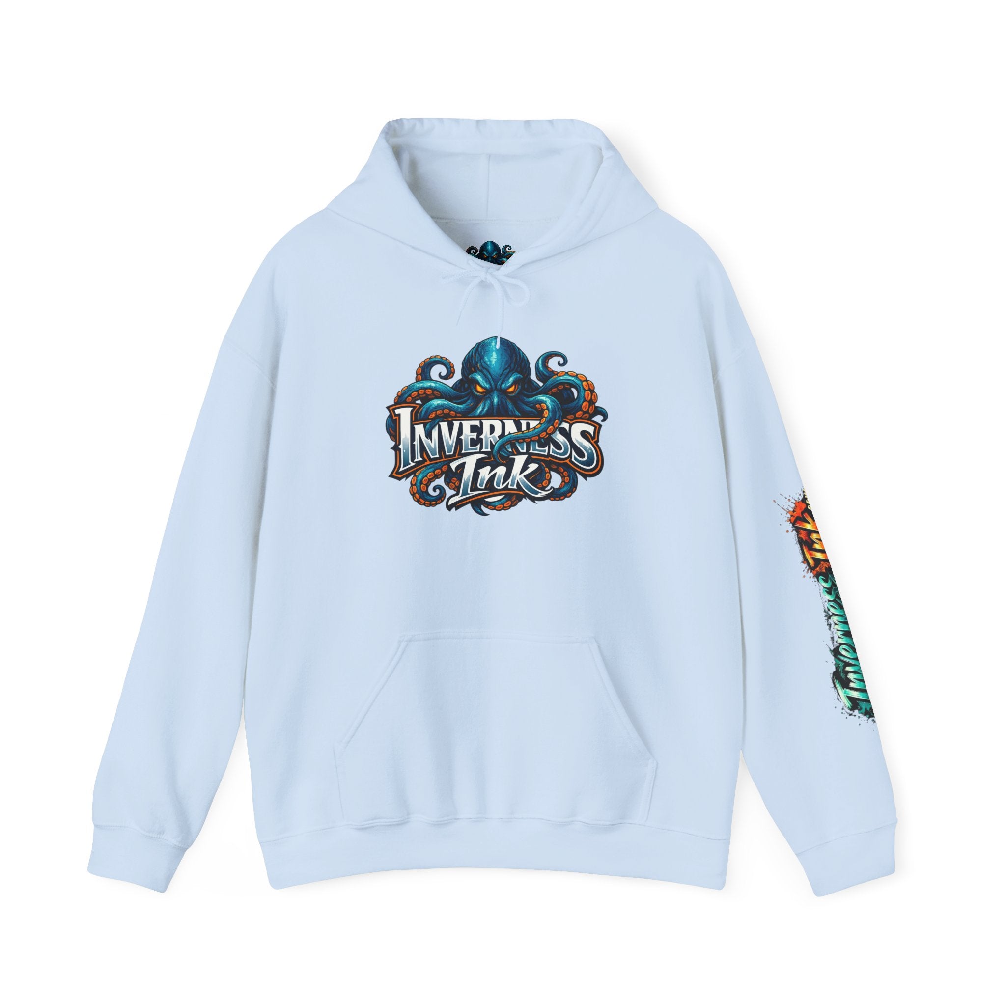 Electric Paint Betta — Artisan Series Hoodie — Inverness Ink Graphic Pullover