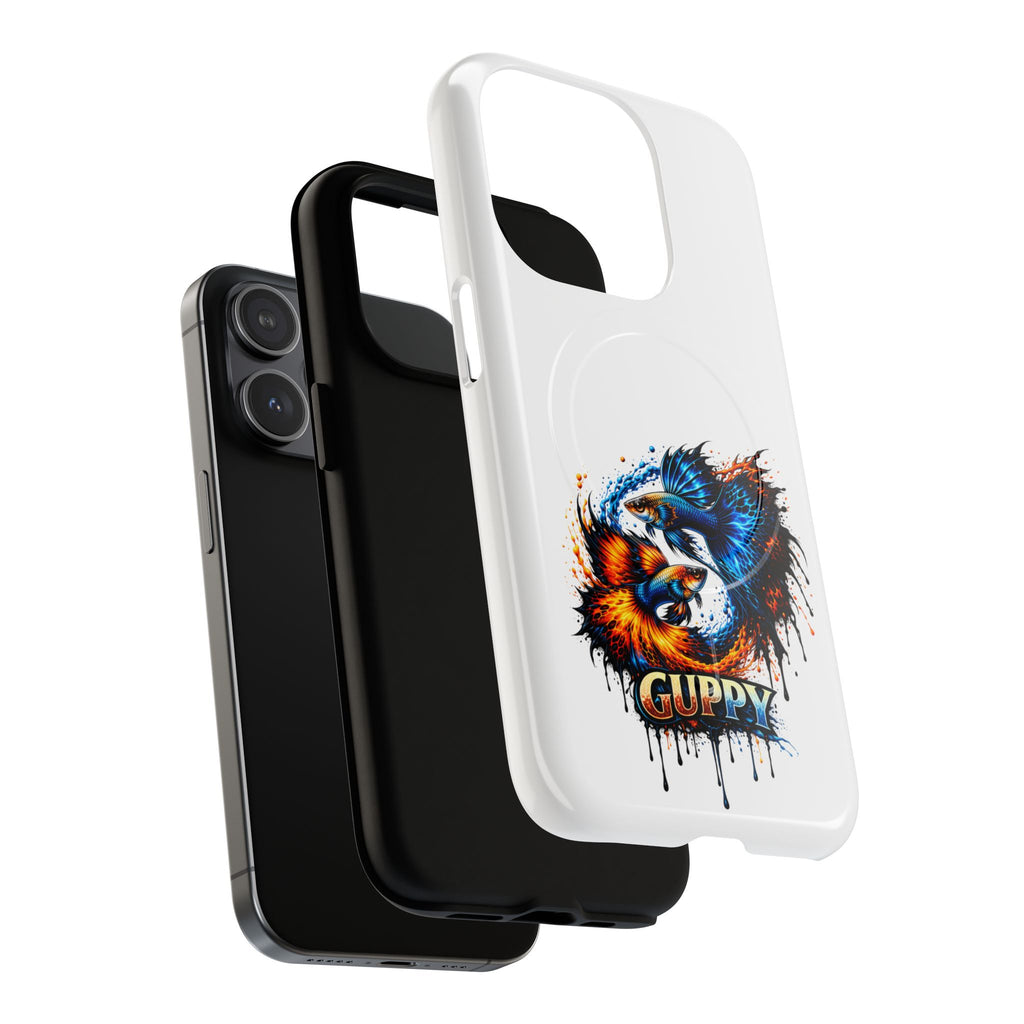 Fire & Ice Guppy – "Neon Flare" Magnetic Impact Case