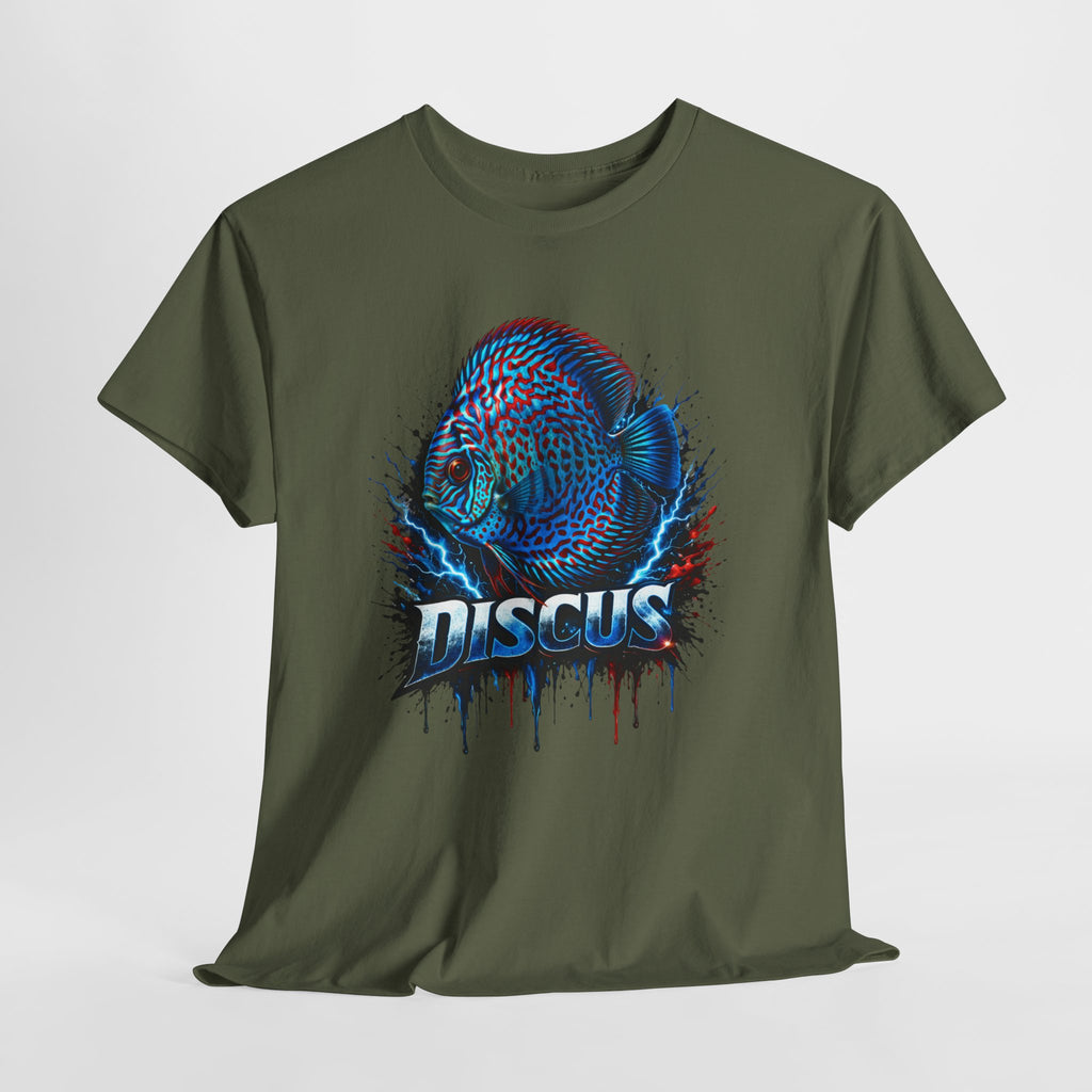 Discus Fish Graphic Tee - Vibrant Aquarium Fish Shirt