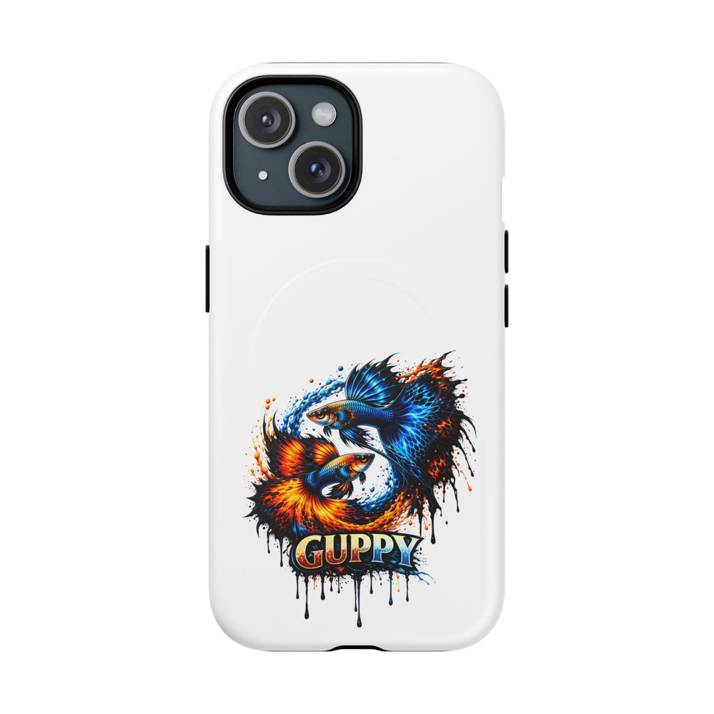 Fire & Ice Guppy – "Neon Flare" Magnetic Impact Case