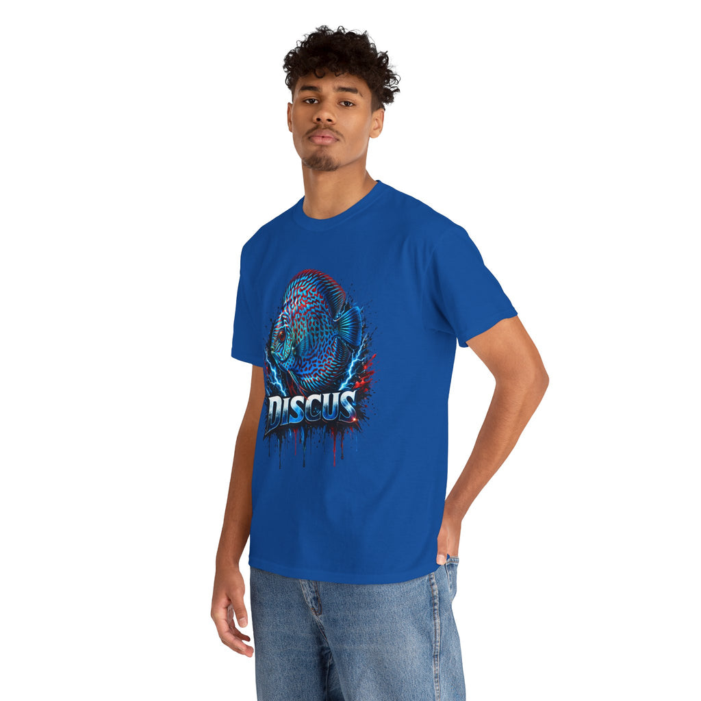 Discus Fish Graphic Tee - Vibrant Aquarium Fish Shirt