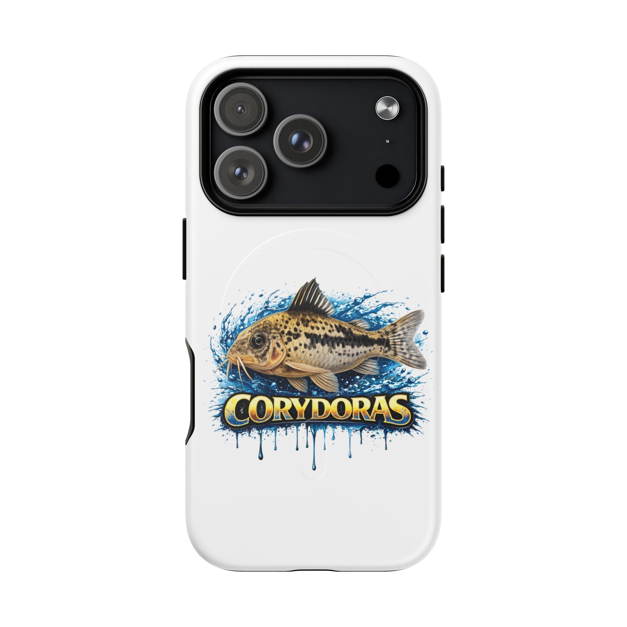 Corydoras Tough Magnetic Phone Case — Protective Fish Aquarium Design
