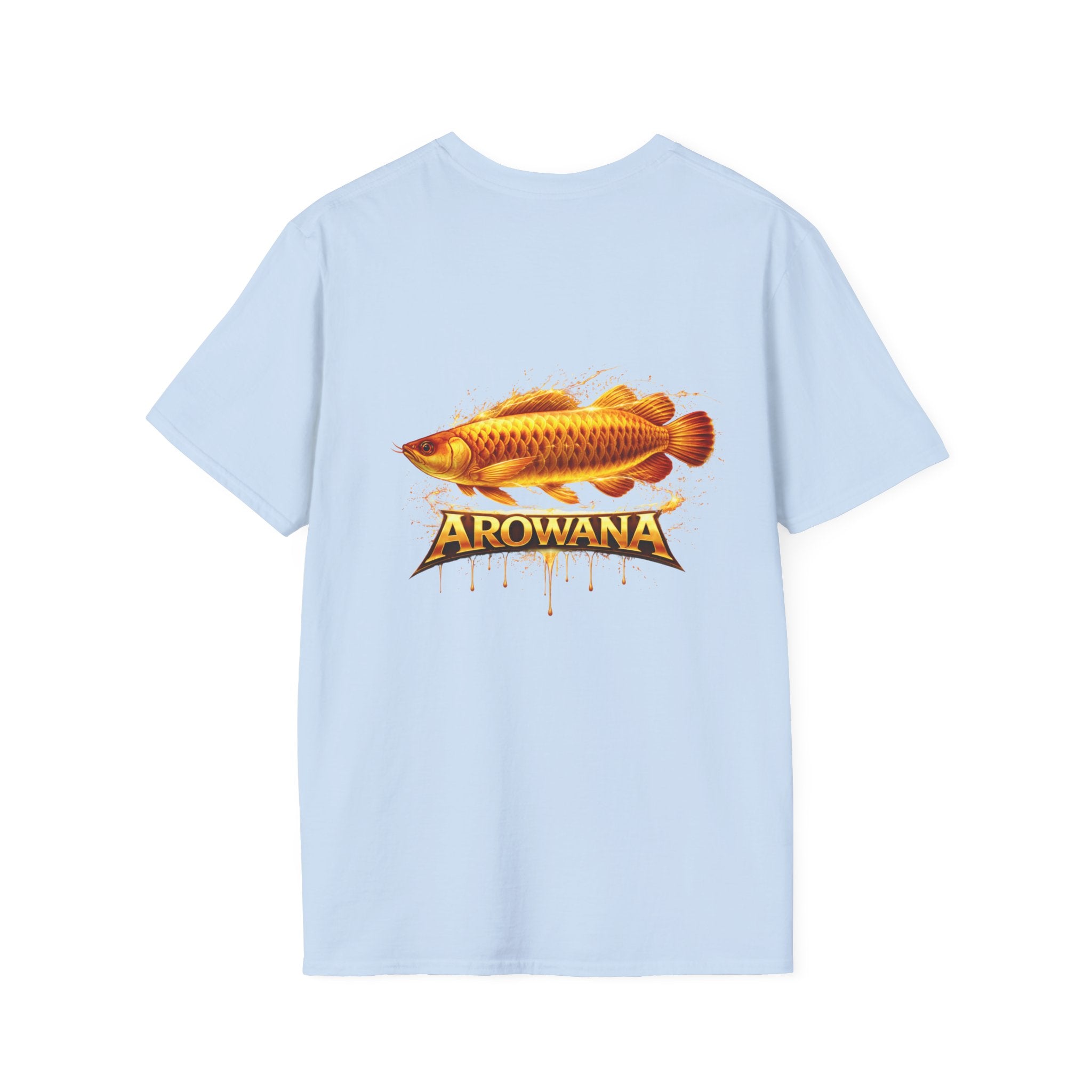 Arowana Fish Tee — Bold Gold Arowana Graphic T-Shirt