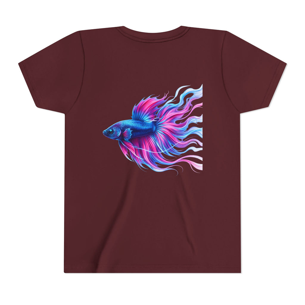 Youth Tee - Colorful Betta Fish Graphic Shirt