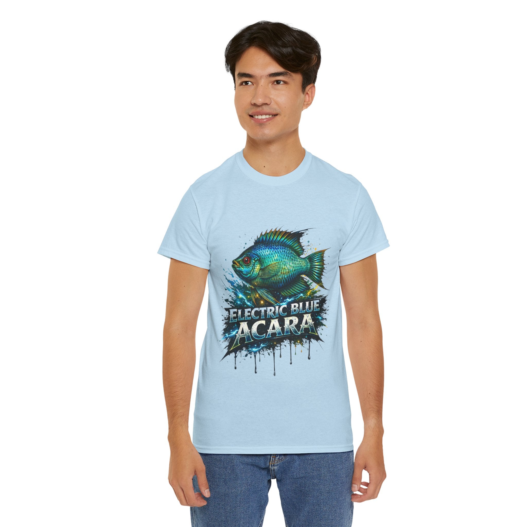 Electric Blue Acara – Premium Graphic Tee