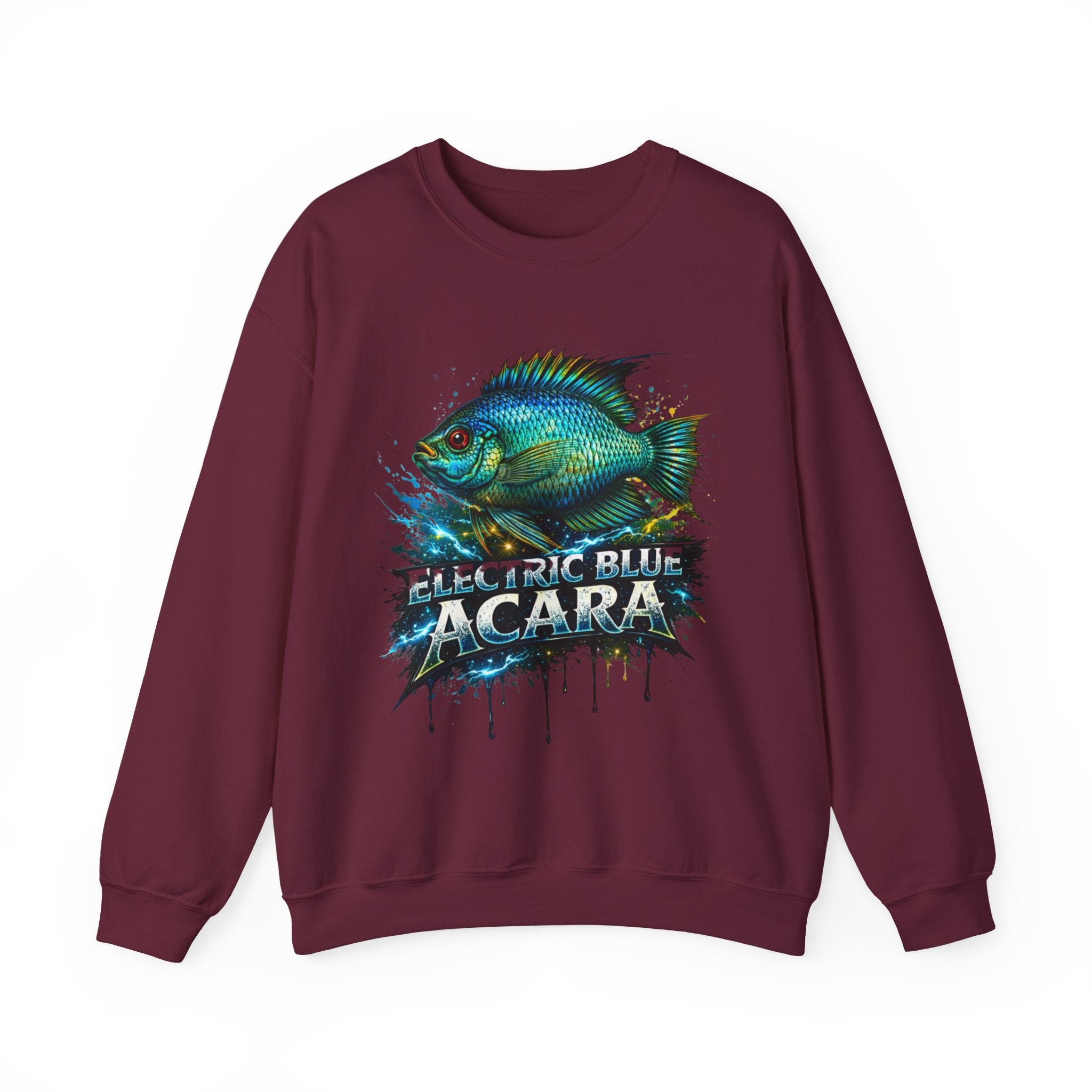 Electric Blue Acara – Heavy Blend™ Crewneck Sweatshirt